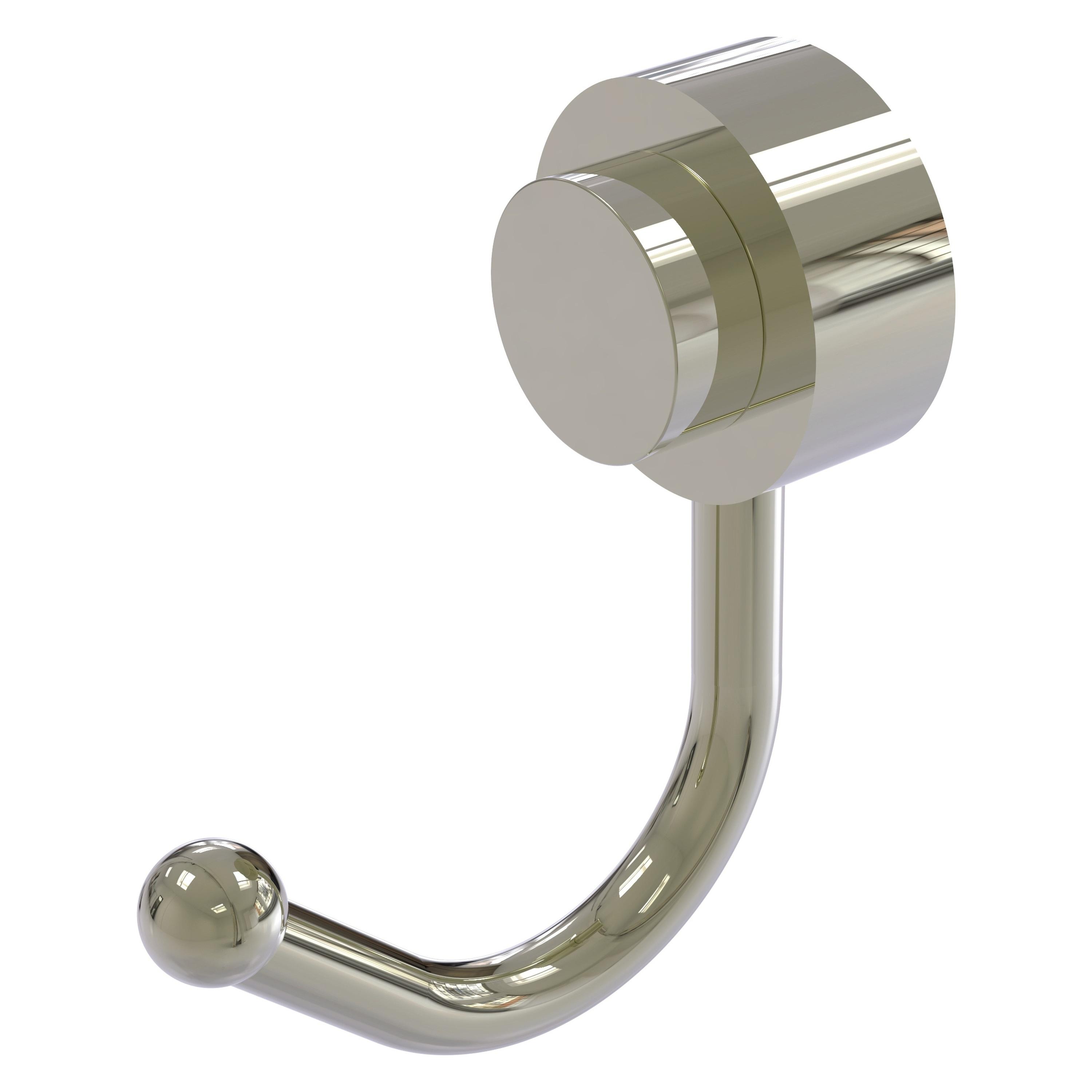 Polished Nickel Solid Brass Wall Mounted Robe Hook