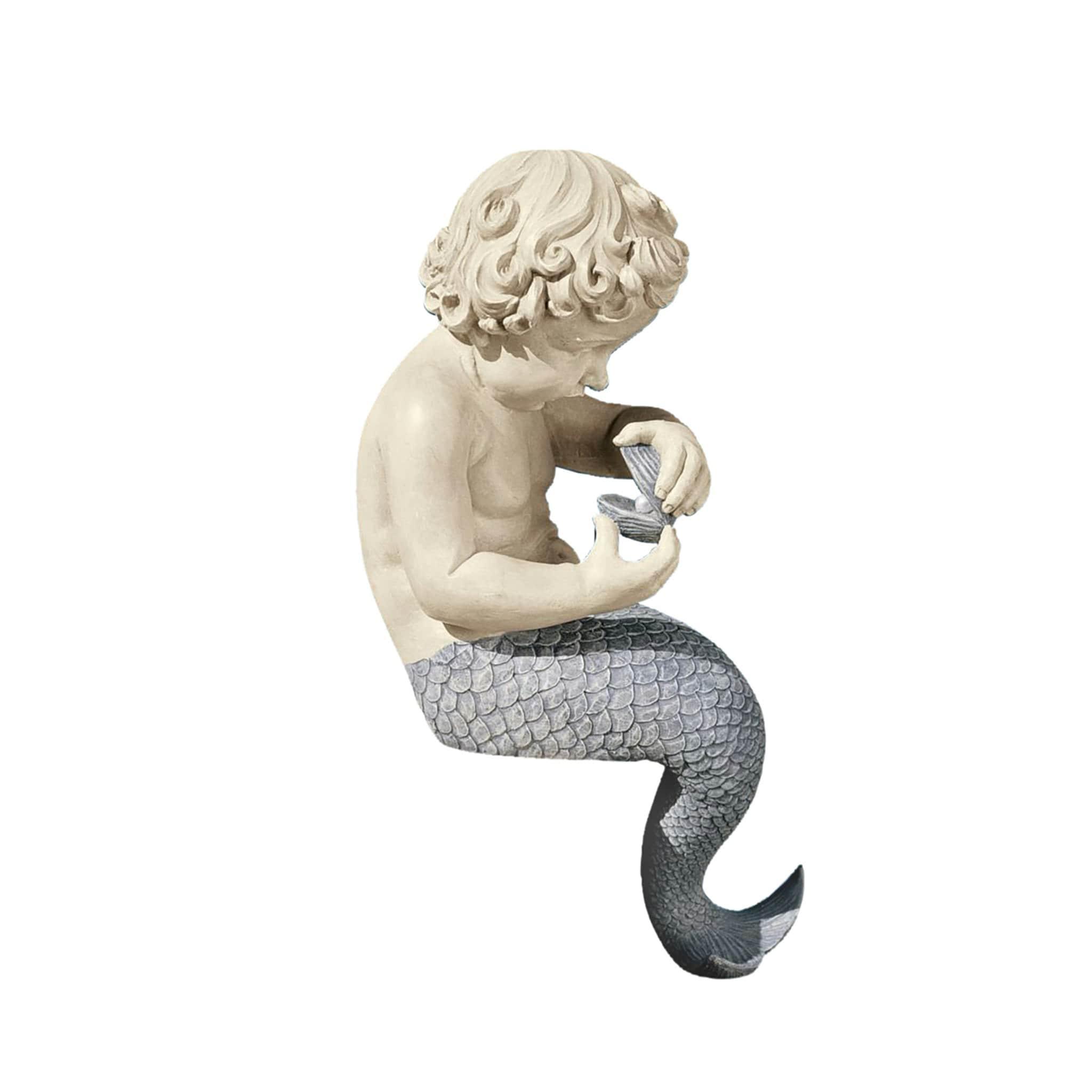 Design Toscano The Ocean's Little Treasures Mermaid Statue