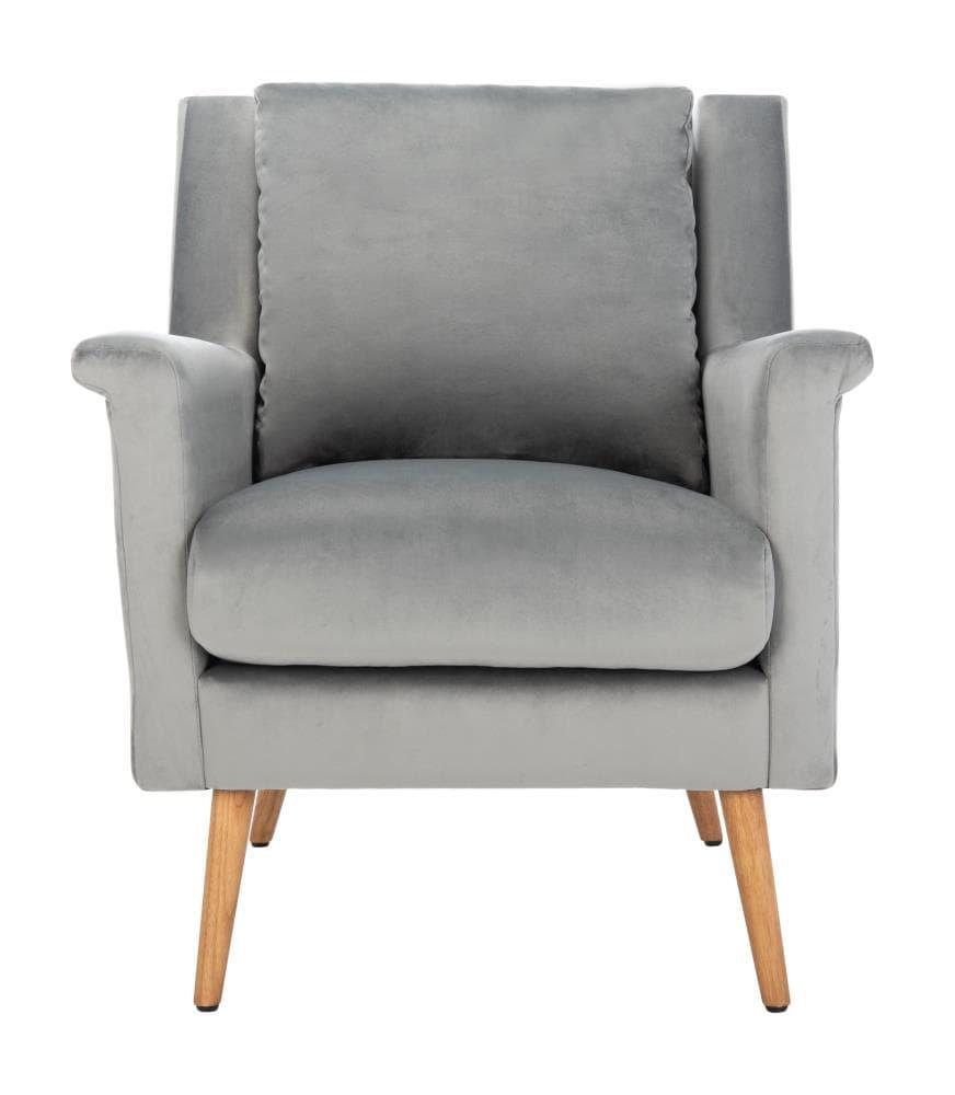 Astrid Mid-Century Arm Chair - Stone/Natural - Safavieh