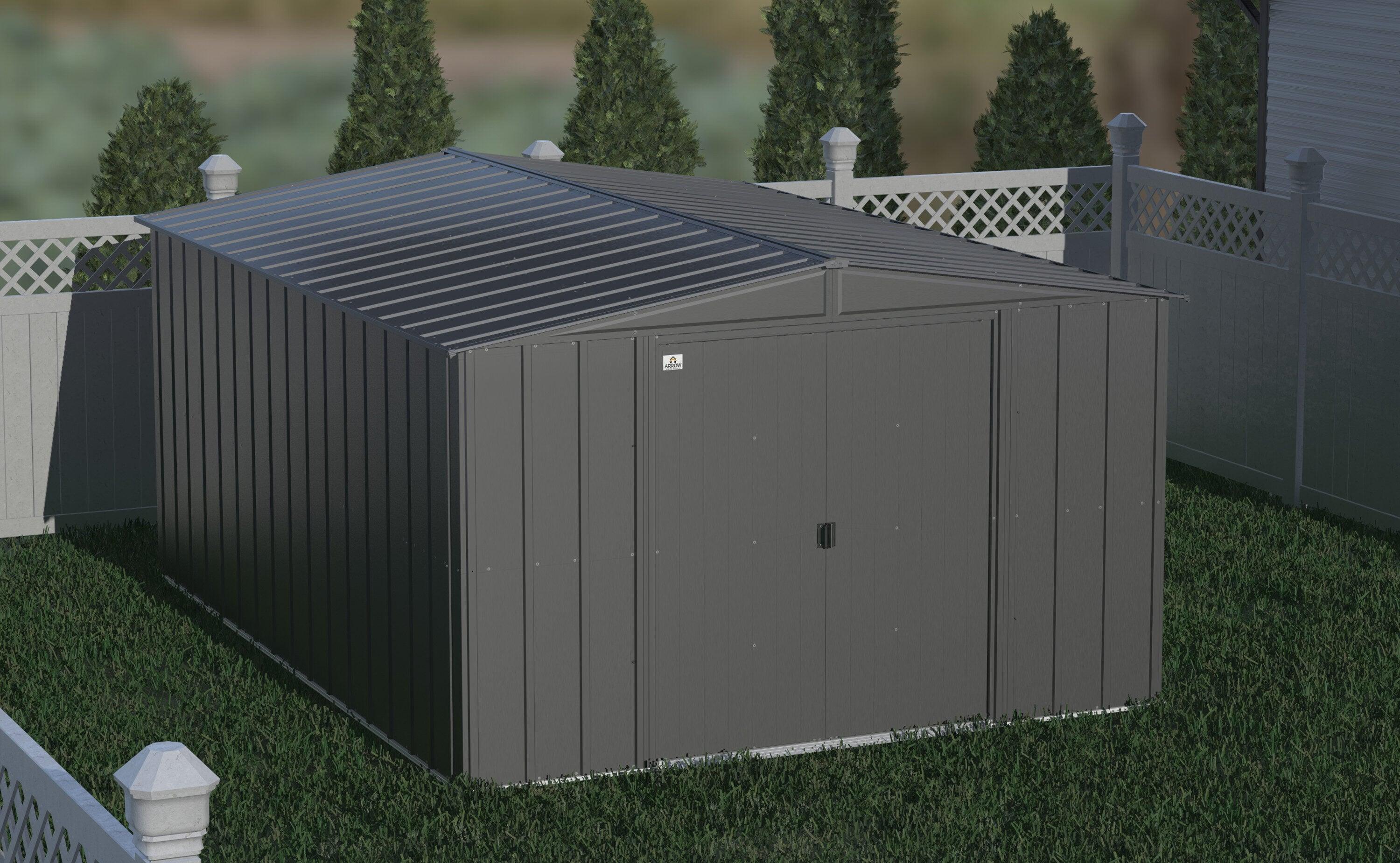 Arrow Arrow Classic Steel Storage Shed, 10x14