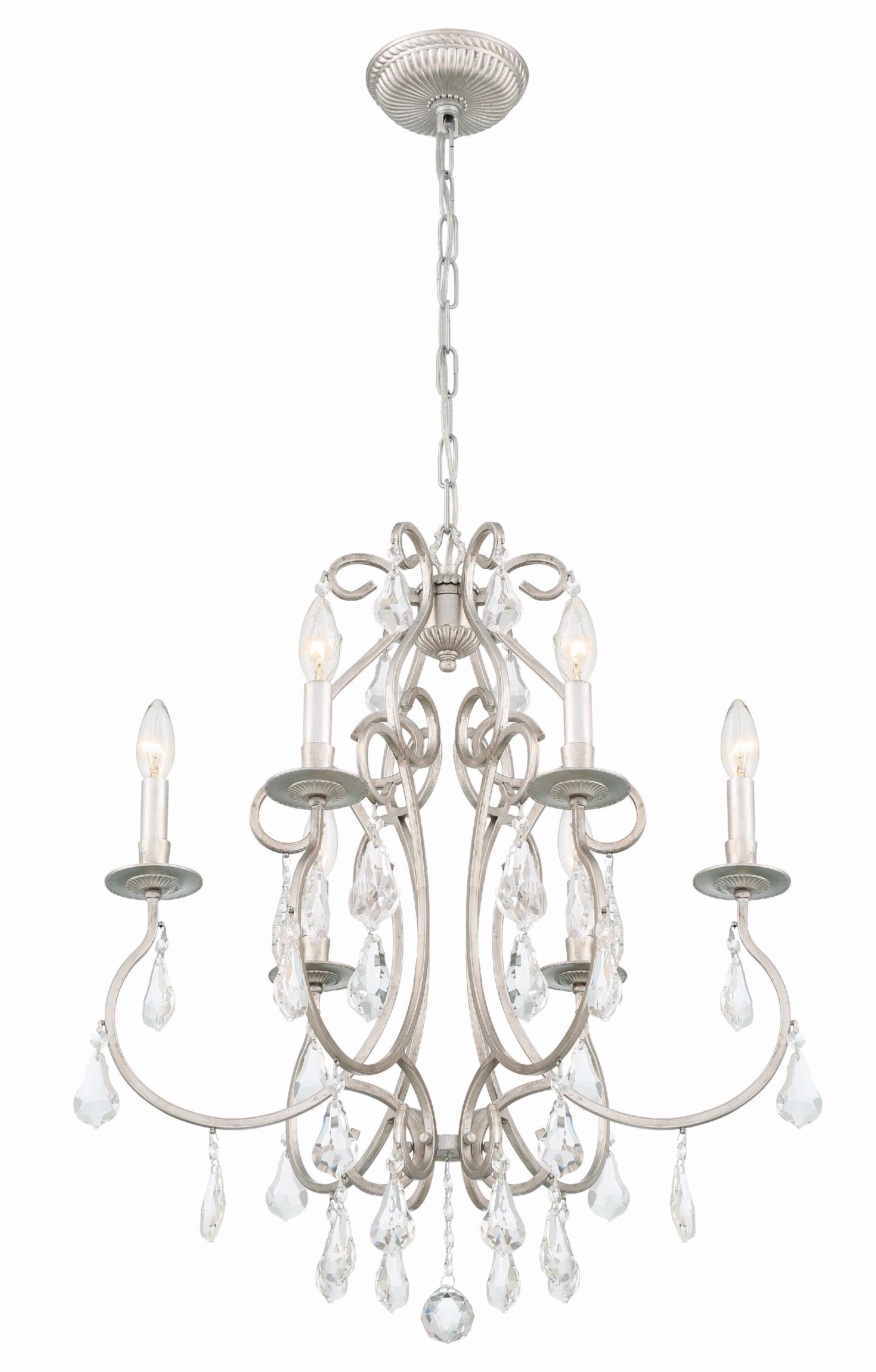 Crystorama Lighting Ashton 6 - Light Chandelier in  Olde Silver