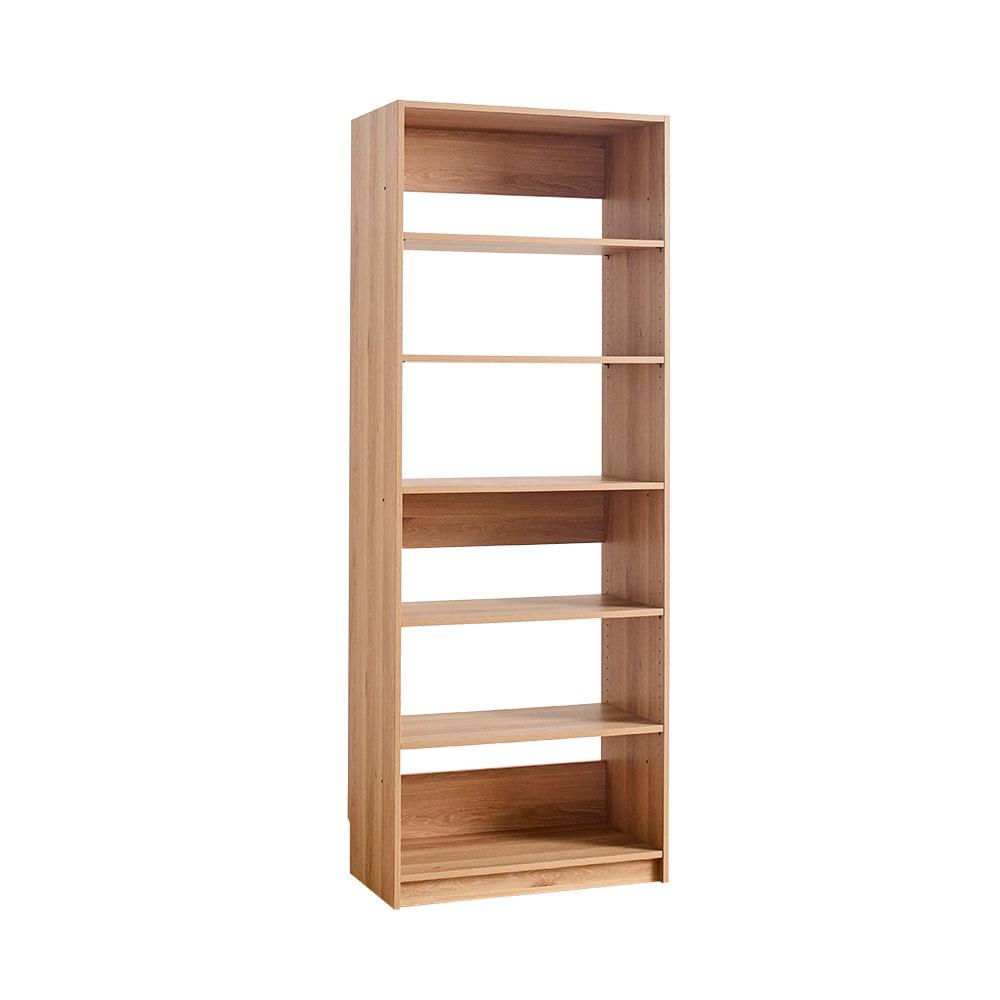 Prosper 32" Oak Wood Walk-in Closet with Five Shelves