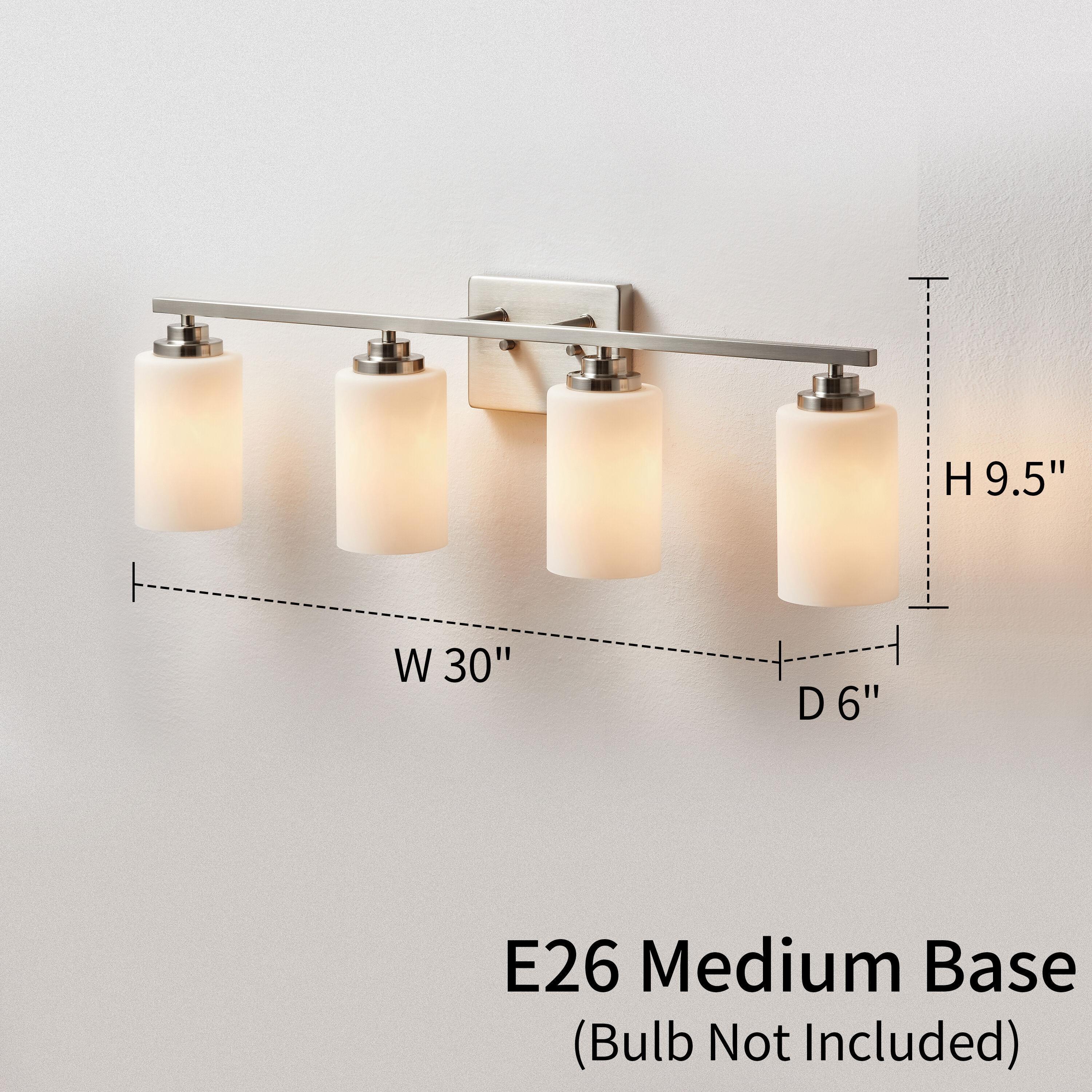Kawoti Vanity Light With Frosted White Glass