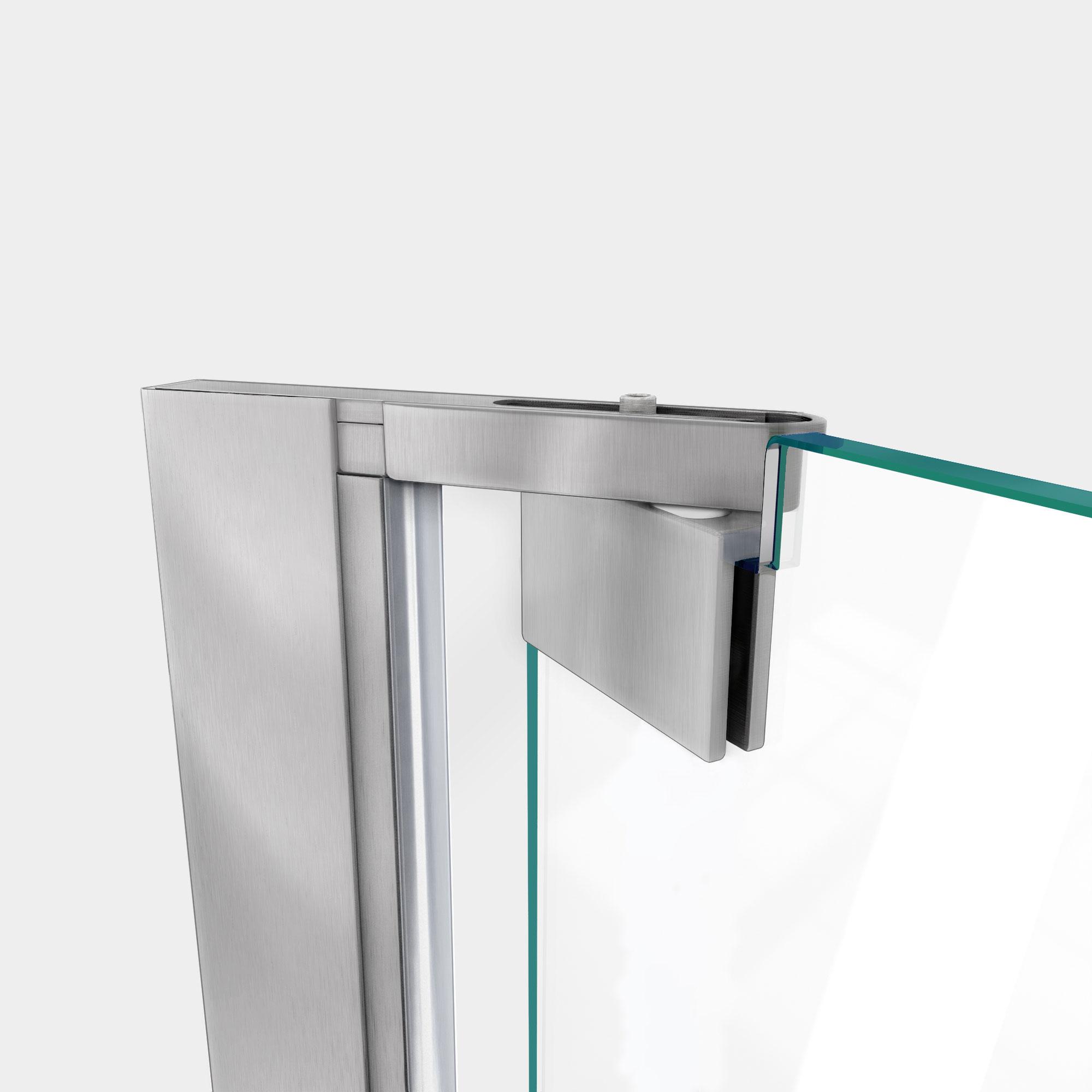 Elegance-LS 34.5" W x 72" H Pivot Frameless Shower Door with ClearMax™ Technology