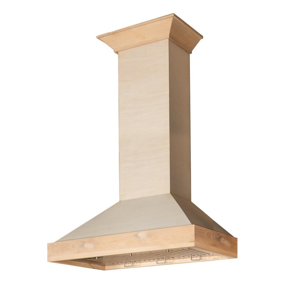 ZLINE 30 in. Convertible Vent Wooden Wall Mount Range Hood in Antigua & Walnut