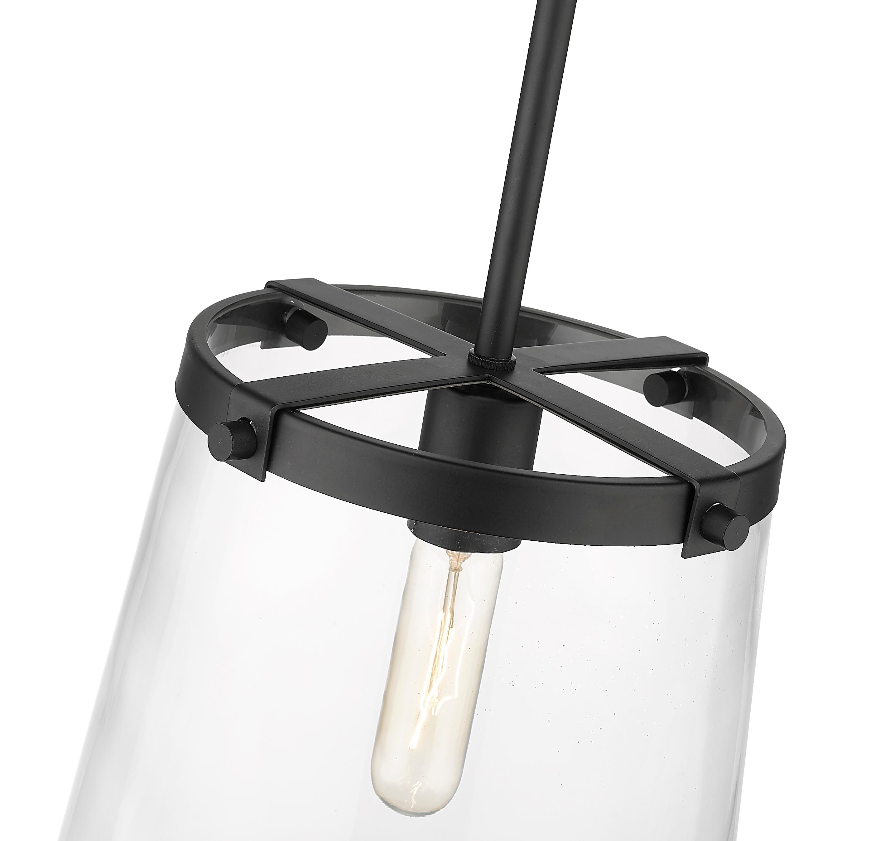 Z-Lite Callista 1 - Light Pendant in  Matte Black