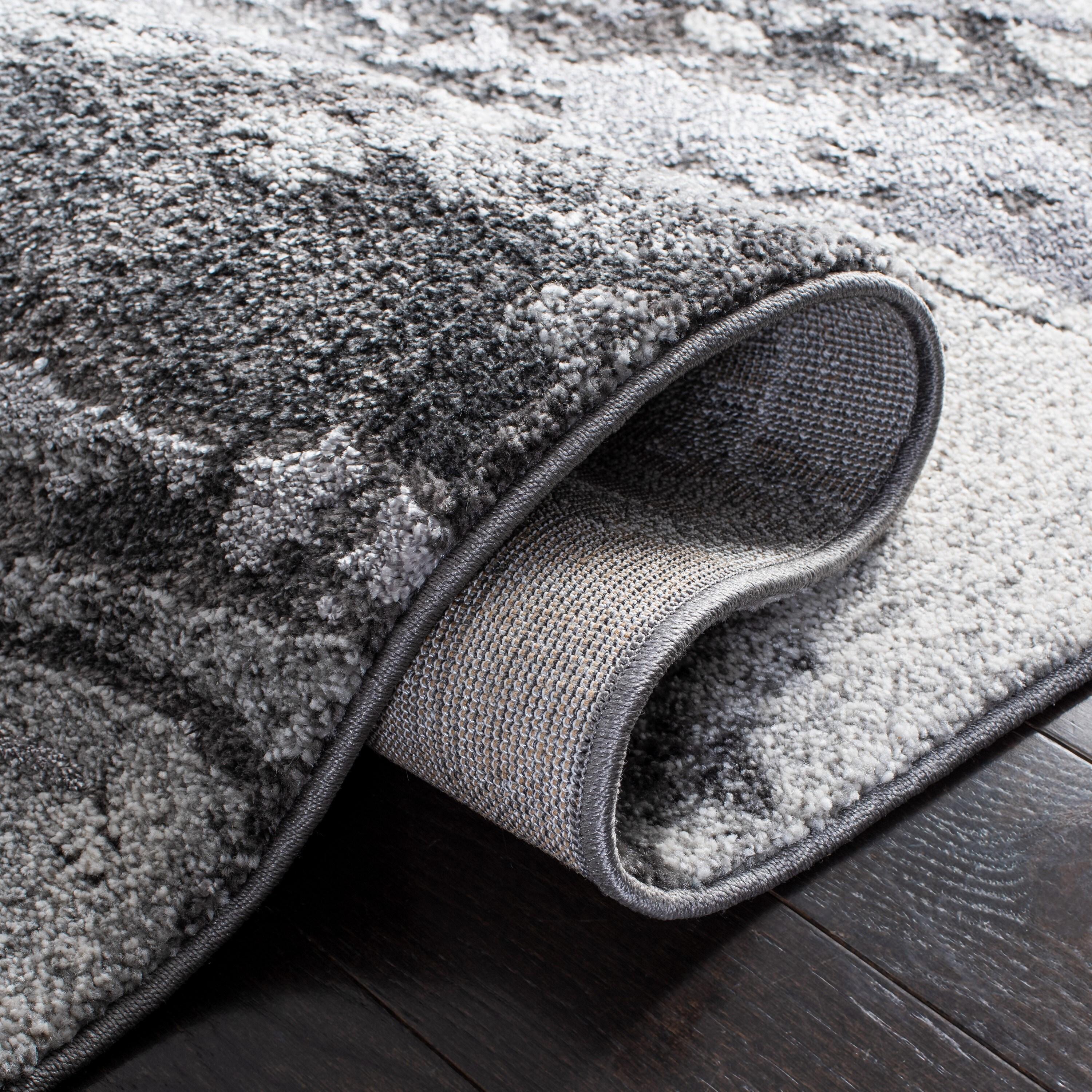 Pacific PFC865 Power Loomed Indoor Area Rug - 8'x10' - Dark Grey/Light Grey - Safavieh