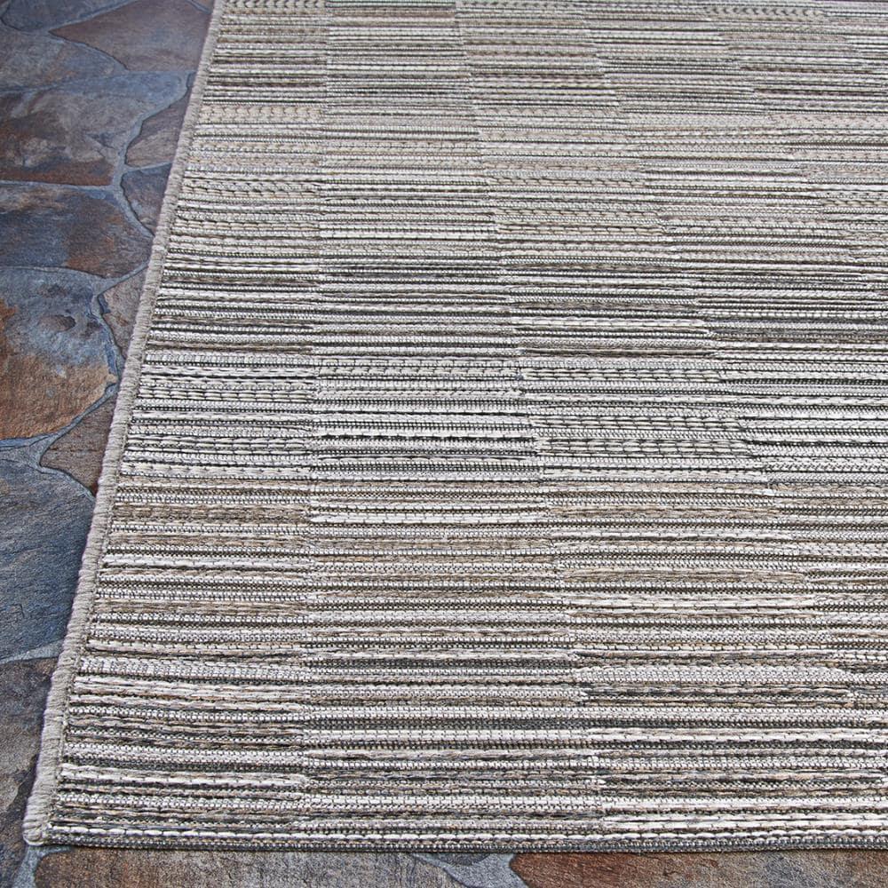 Couristan Cape Fayston, Silver-Charcoal Rug, Multiple Sizes