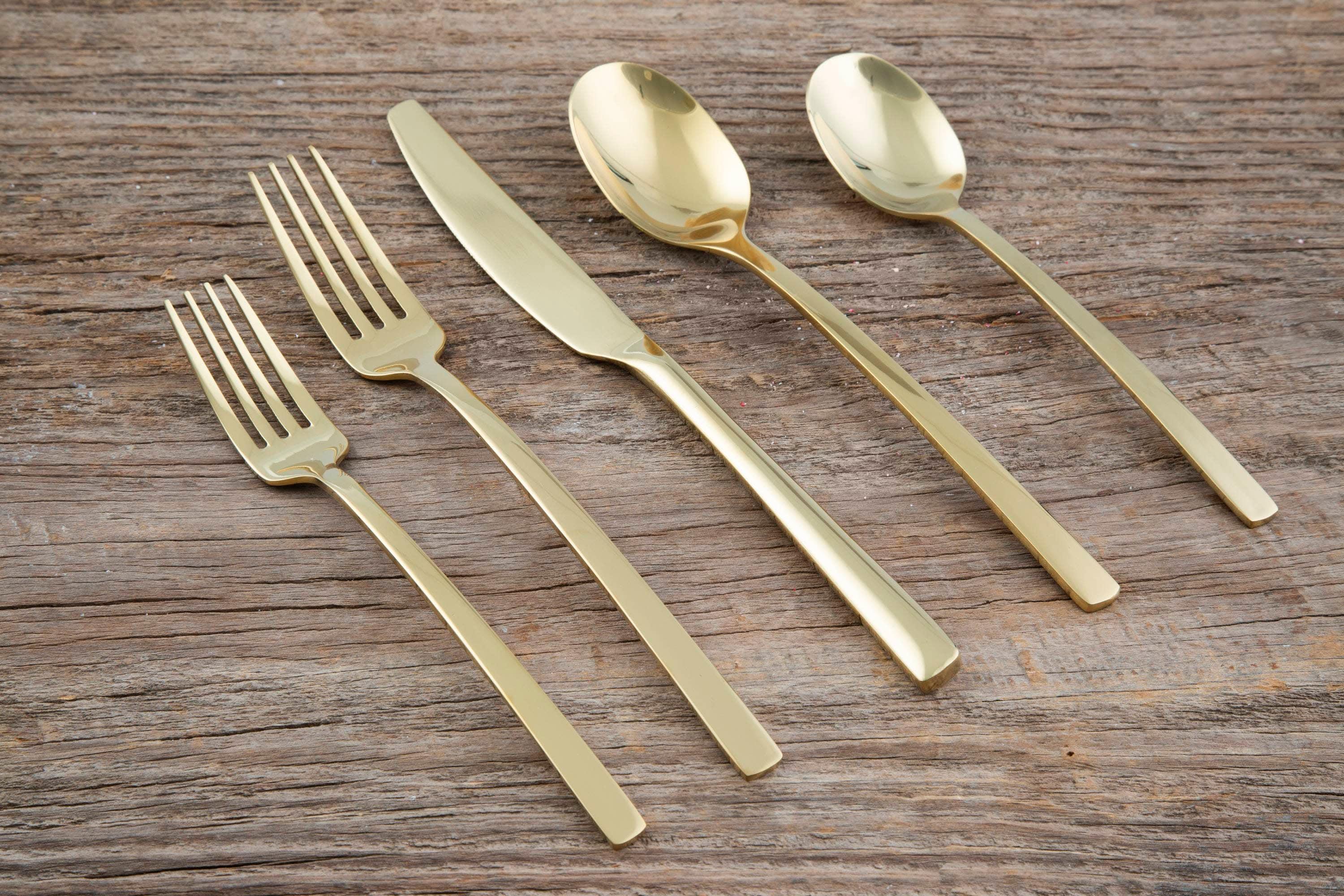 Cambridge Silversmiths Cambridge Beacon Satin 20-Piece Flatware Set, Service for 4
