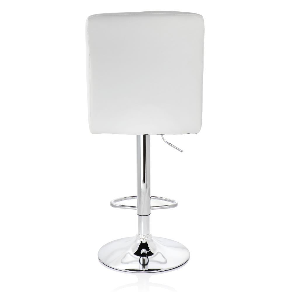 Latitude Run® Jaretssi Swivel Upholstered Adjustable Height Counter Stool with Metal Frame (Set of 2)