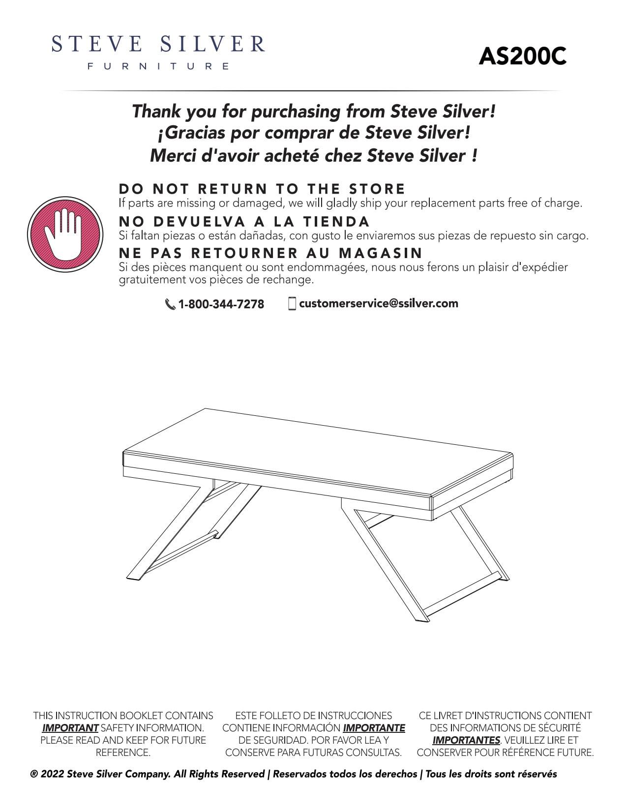 Alfresco Mirrored Glass and Chrome Metal Cocktail Table