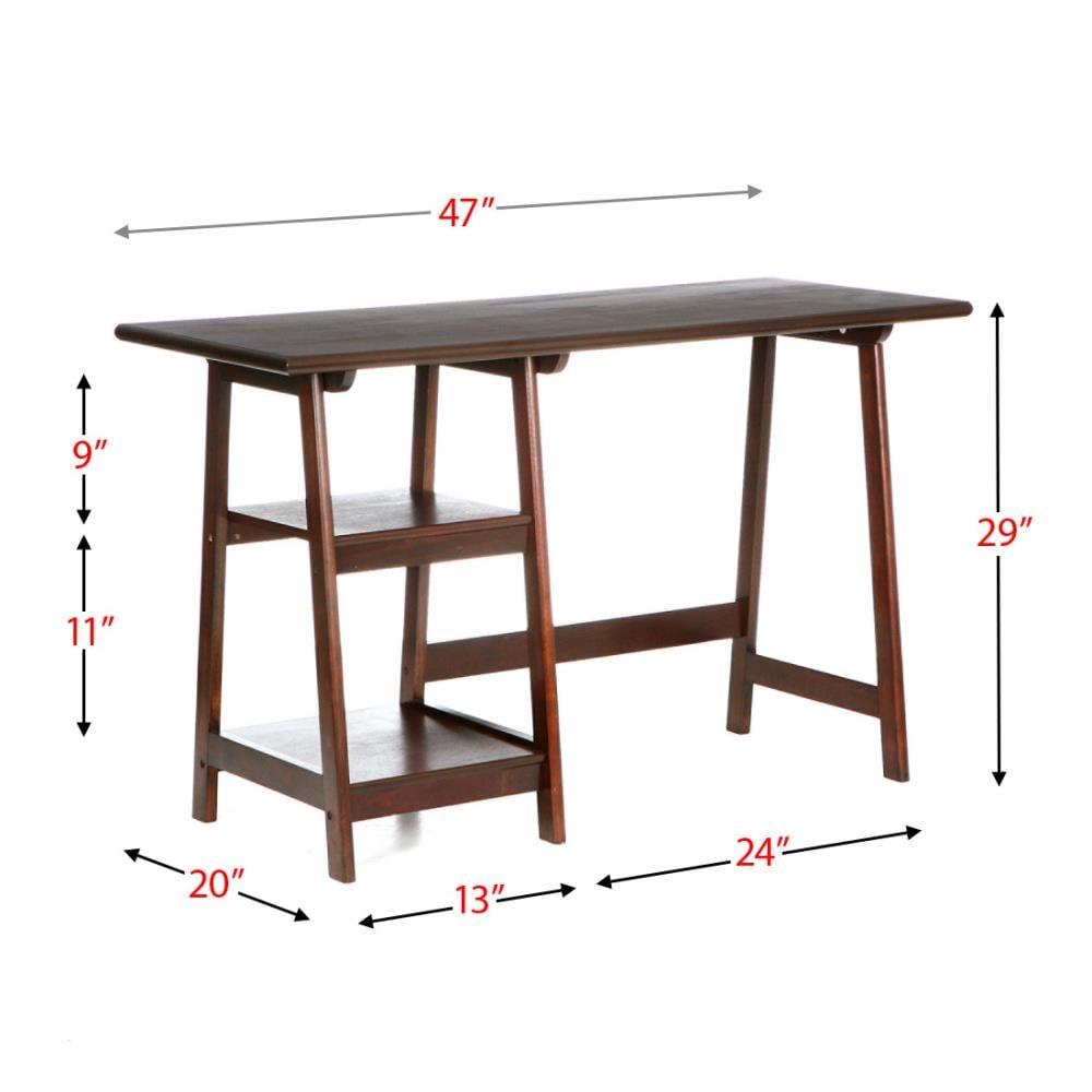 SEI Furniture Gavin Desk in Espresso