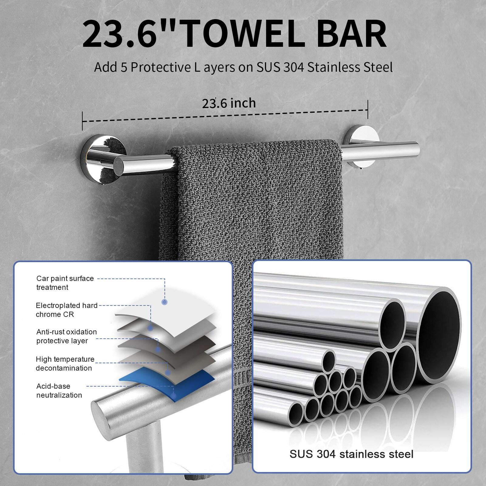 VIBRANTBATH 1020-C 5 - Piece Bathroom Hardware Set