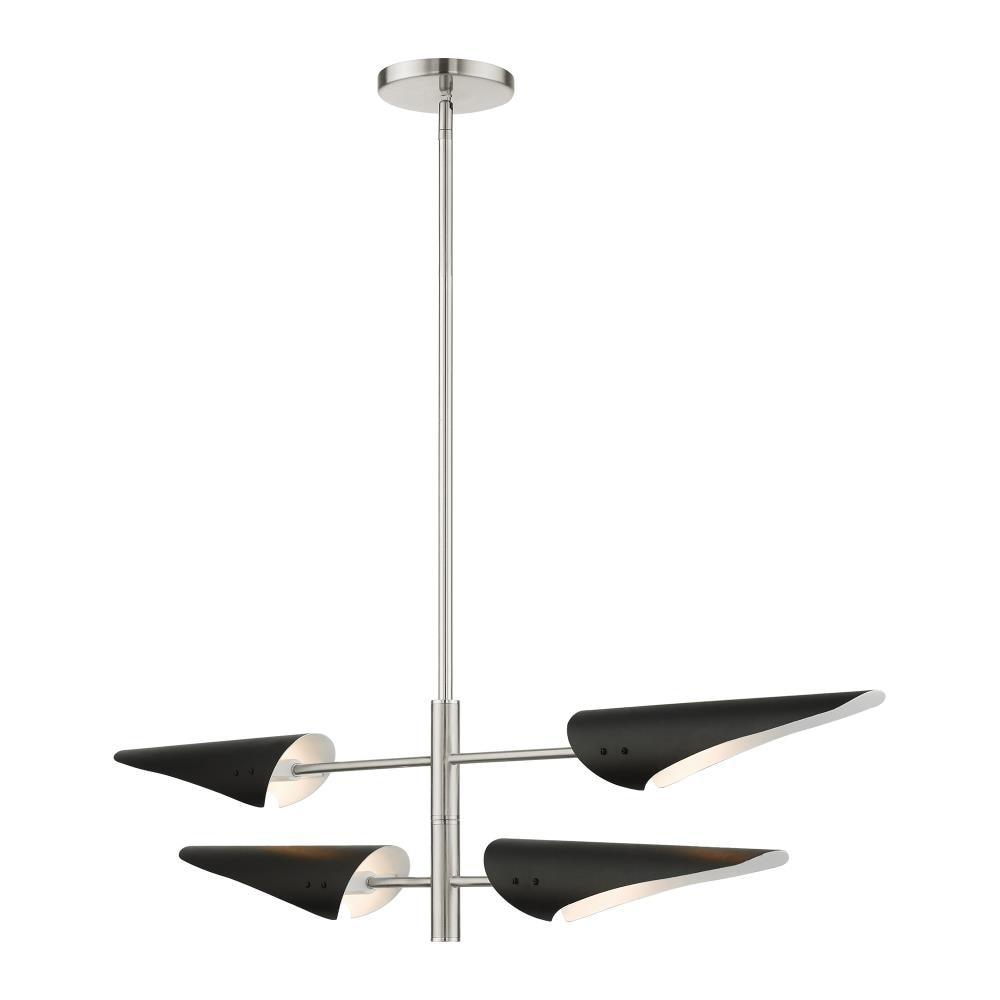 Livex Lighting Capistrano 4 - Light Pendant in  Brushed Nickel