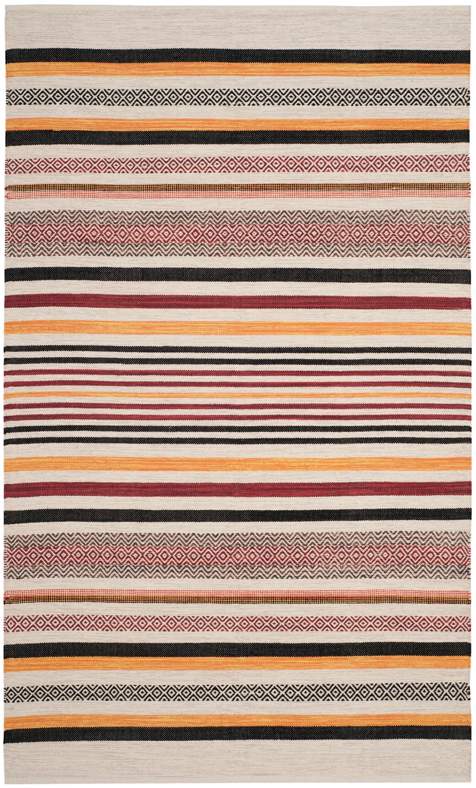 Montauk MTK211 Hand Woven Area Rug - Red/Multi - 4'x6' - Safavieh.