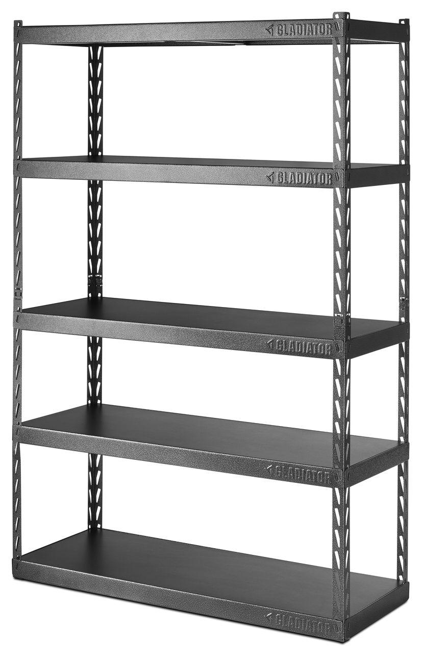 48" Wide EZ Connect Rack With Five Deep Shelves