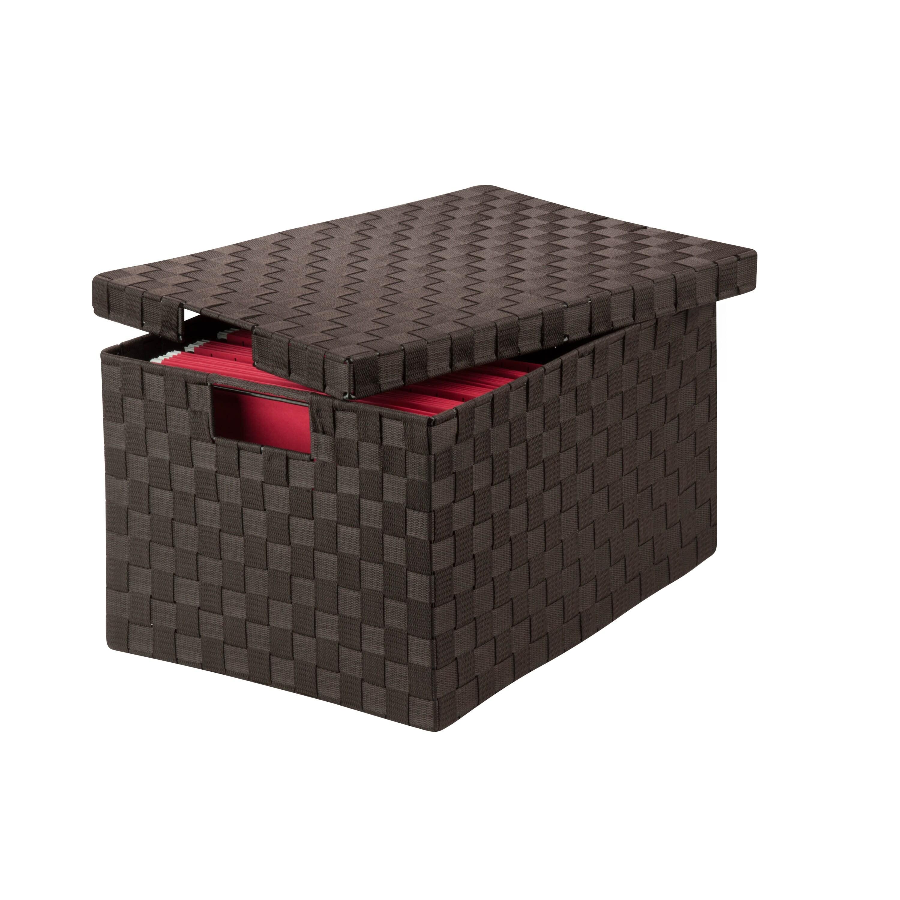 Anastasija Large Woven File Box