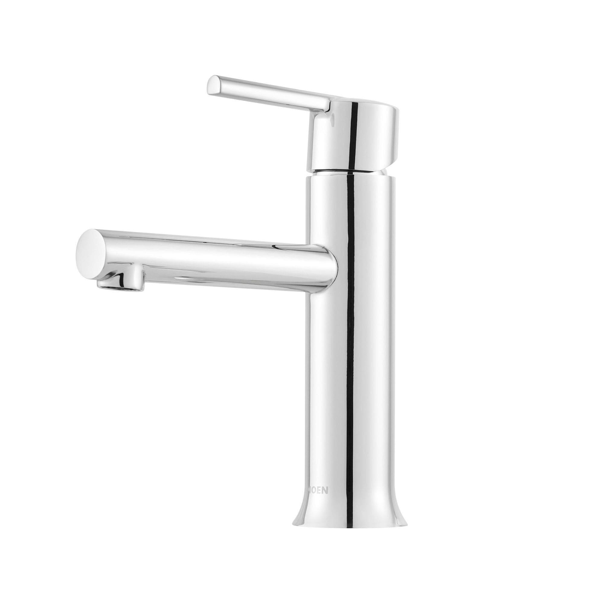 Moen Arlys Chrome Single-Handle Bathroom Sink Faucet 4 in.