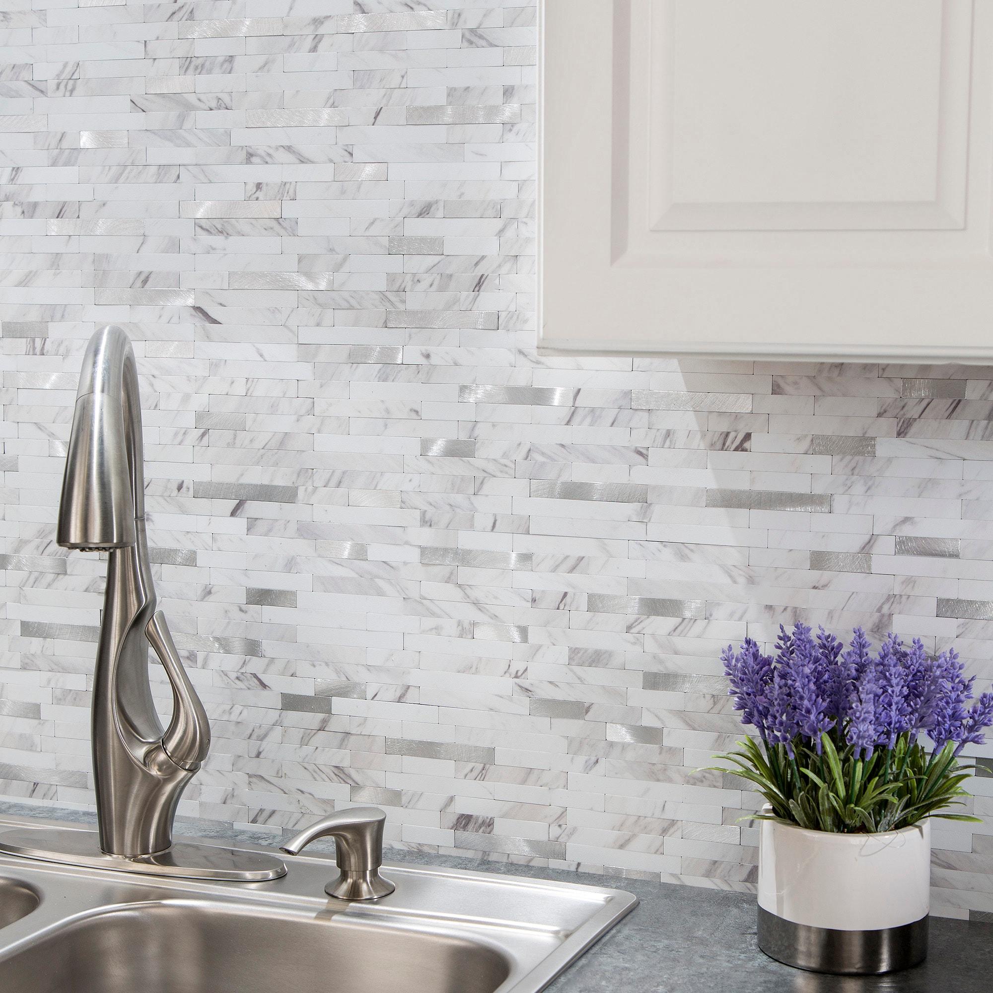 Aspect Aspect Peel and Stick Collage Tile (Set of 5)