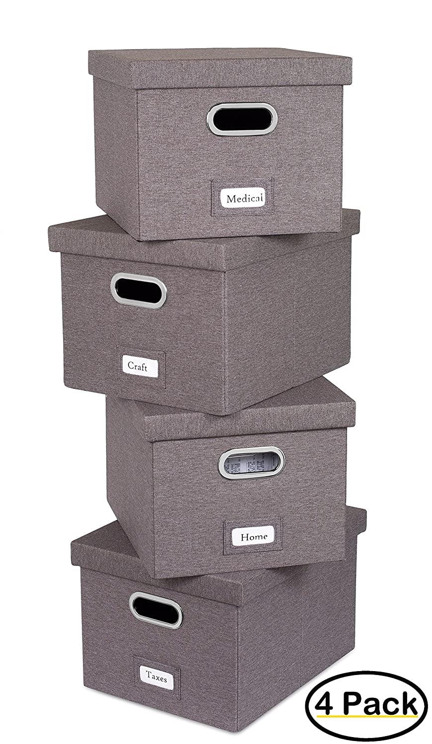 BirdRock Home Internet's Best Collapsible File Storage Fabric Box