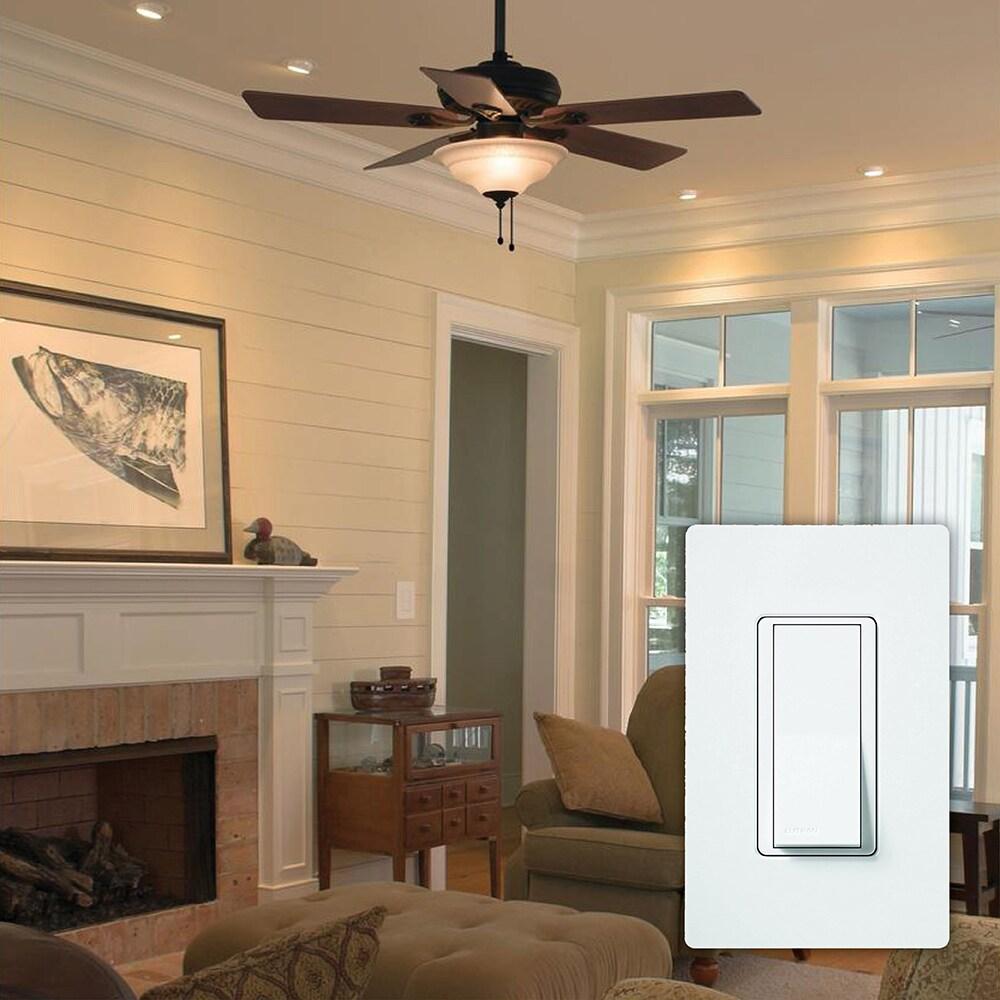 Lutron Claro Satin Colors 15 Amp 4-Way Switch, SC-4PS-MN, Midnight