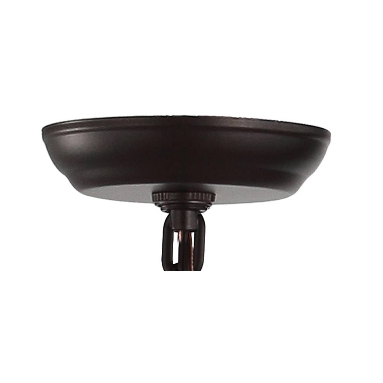 Pagoda Oil Rubbed Bronze 16" Metal LED Pendant Light