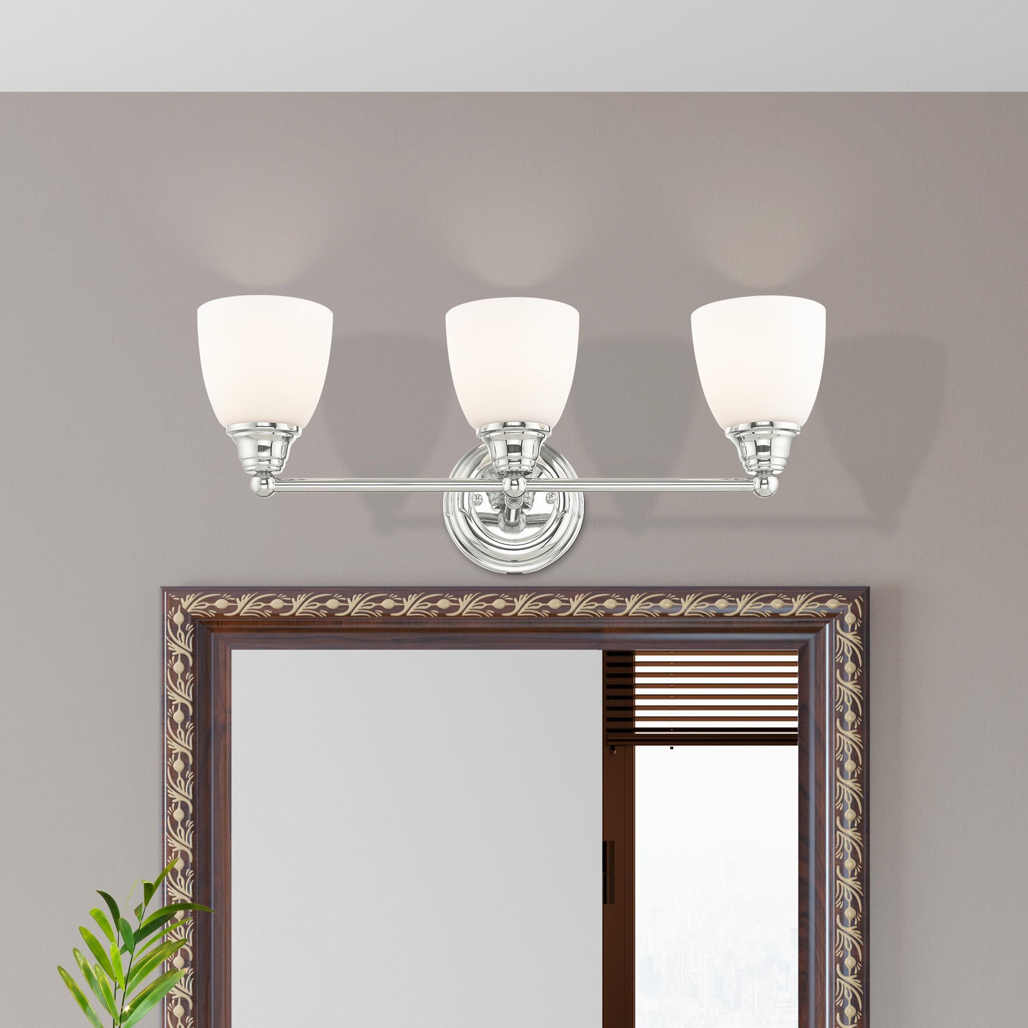 Livex Lighting Somerville 3 - Light Vanity in  Polished Chrome