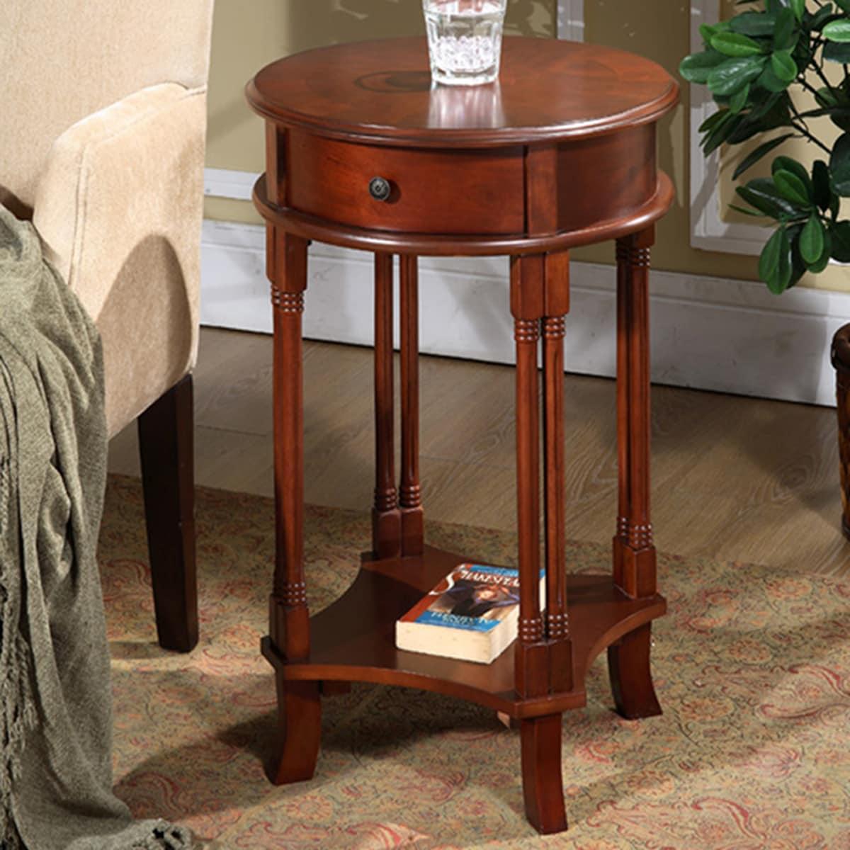 All Things Cedar Round Accent Table