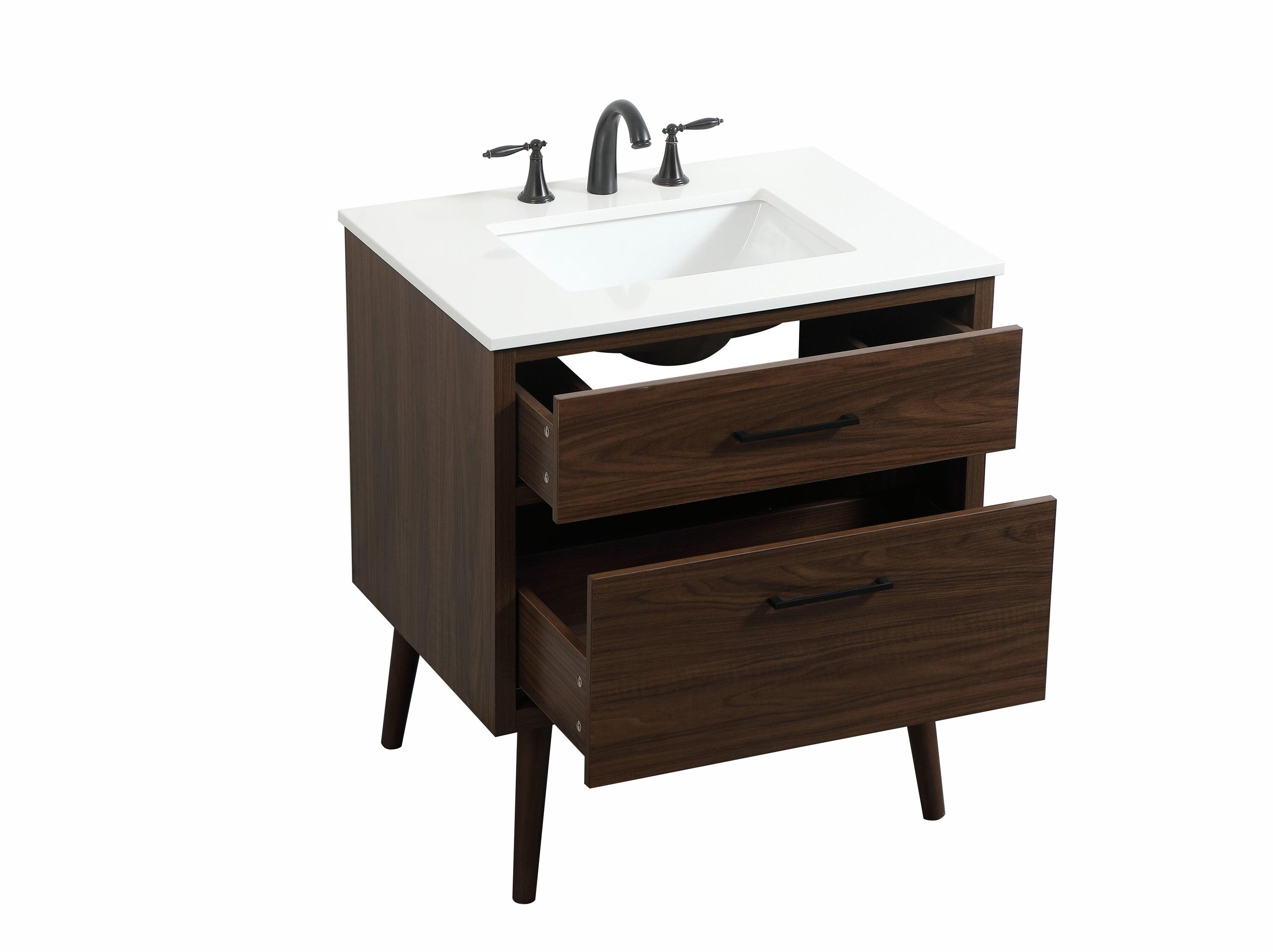 Elegant Kitchen and Bath Elegant Kitchen and Bath 30 Inch Single Bathroom Vanity