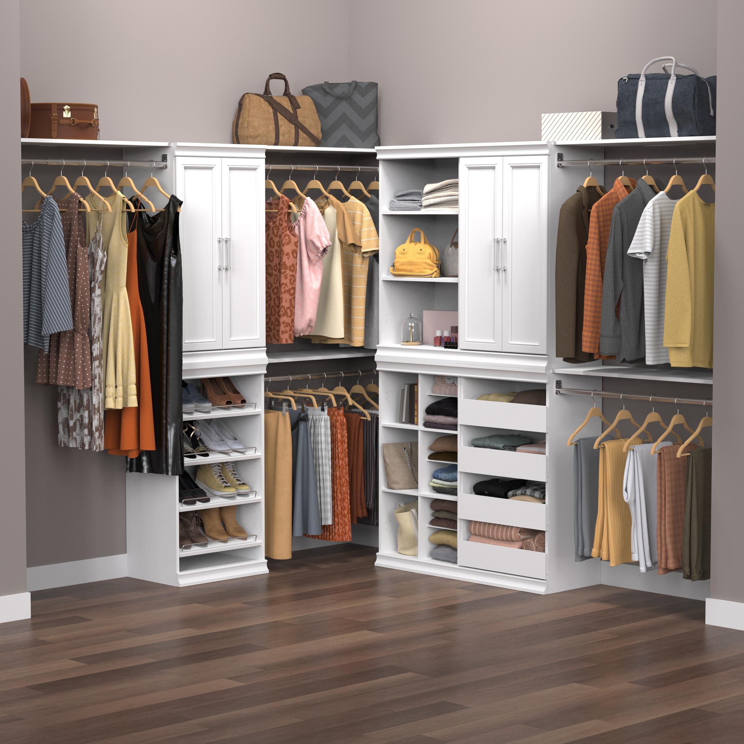 Modular Storage 36.02" W Shelf & Closet Rod