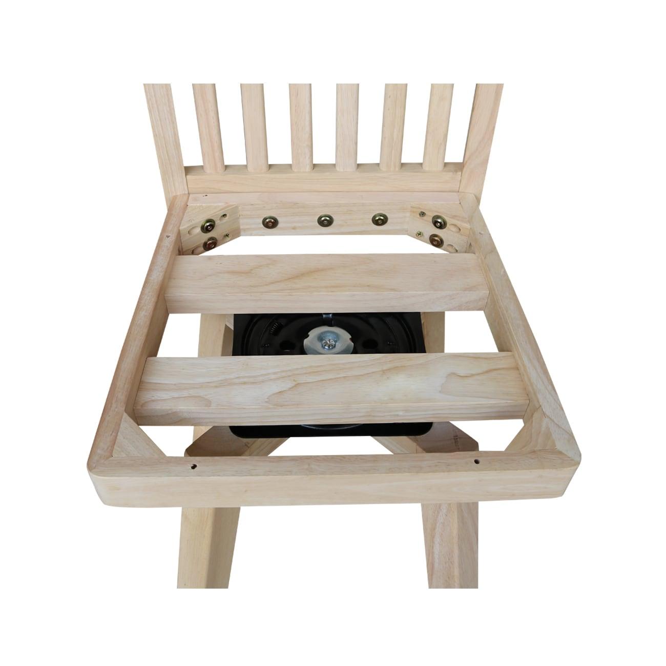 International Concepts Mission Bar Stool, 30", Ready to Finish