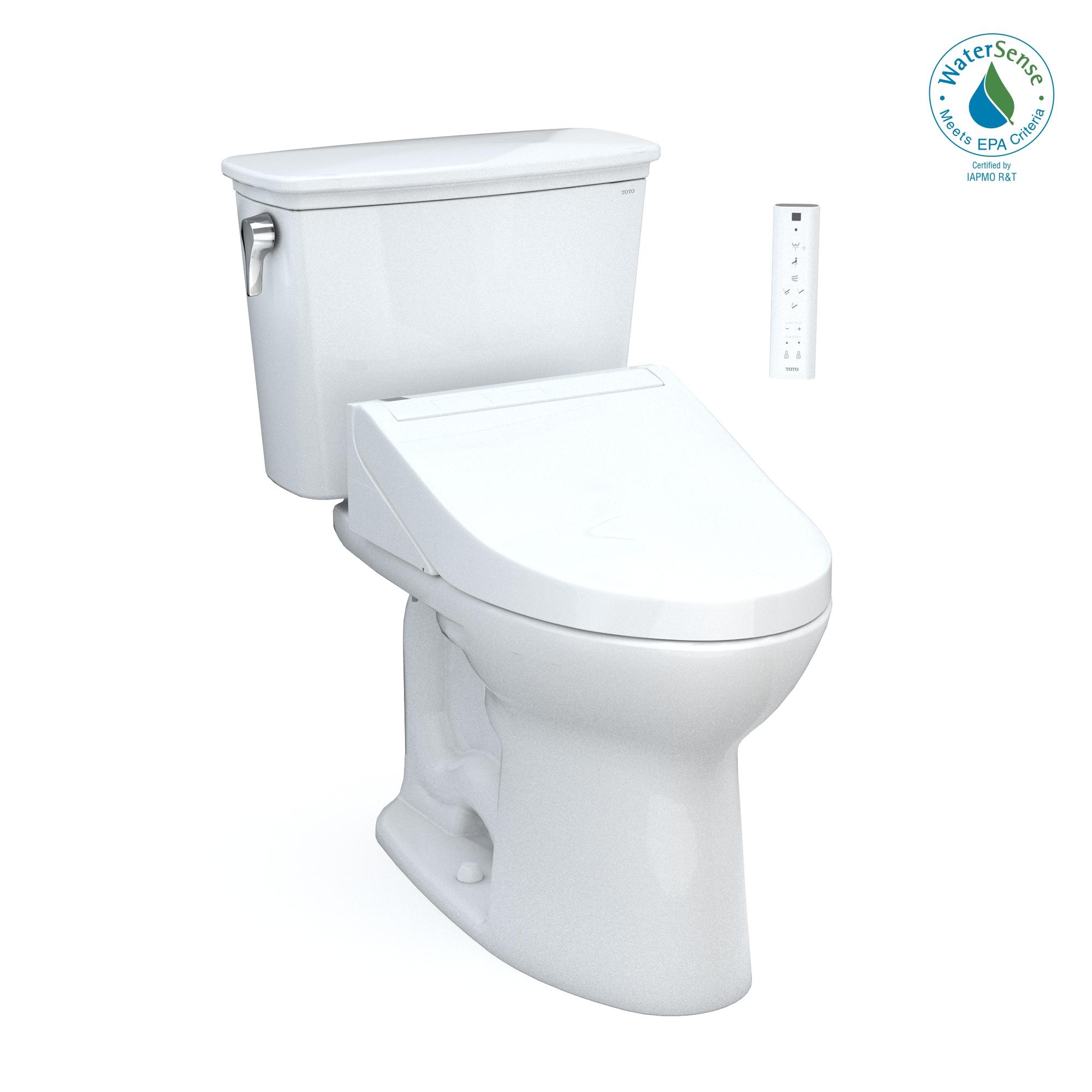 Drake® 1.28 GPF (Water Efficient) Elongated Two-Piece Toilet with Tornado Flush (Seat Included)