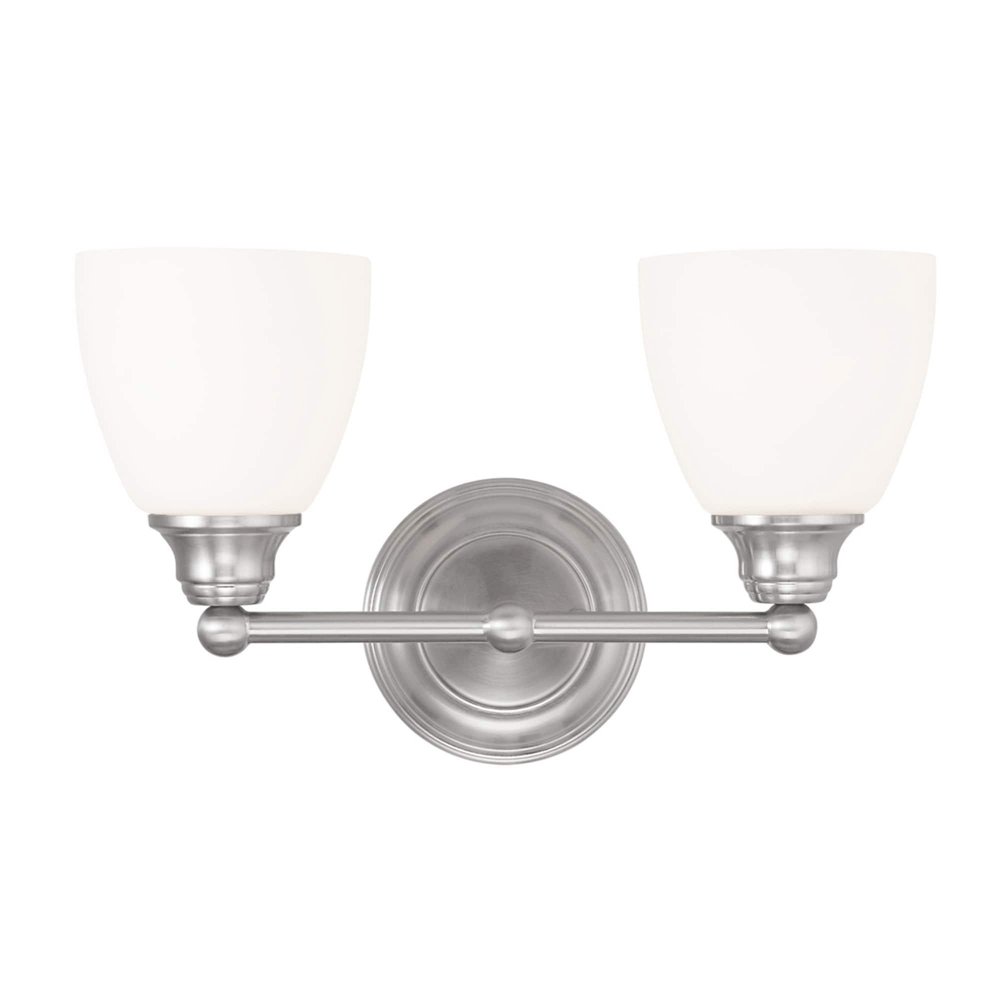 Livex Lighting Somerville 2 - Light Vanity in  Brushed Nickel