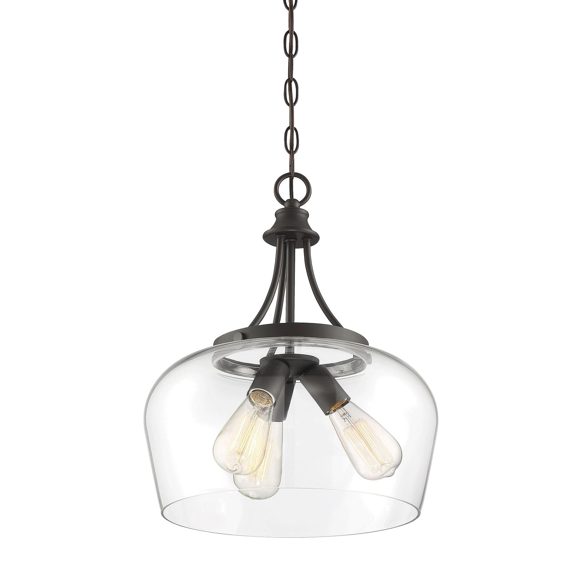 Savoy House Octave 3 - Light Pendant in  English Bronze