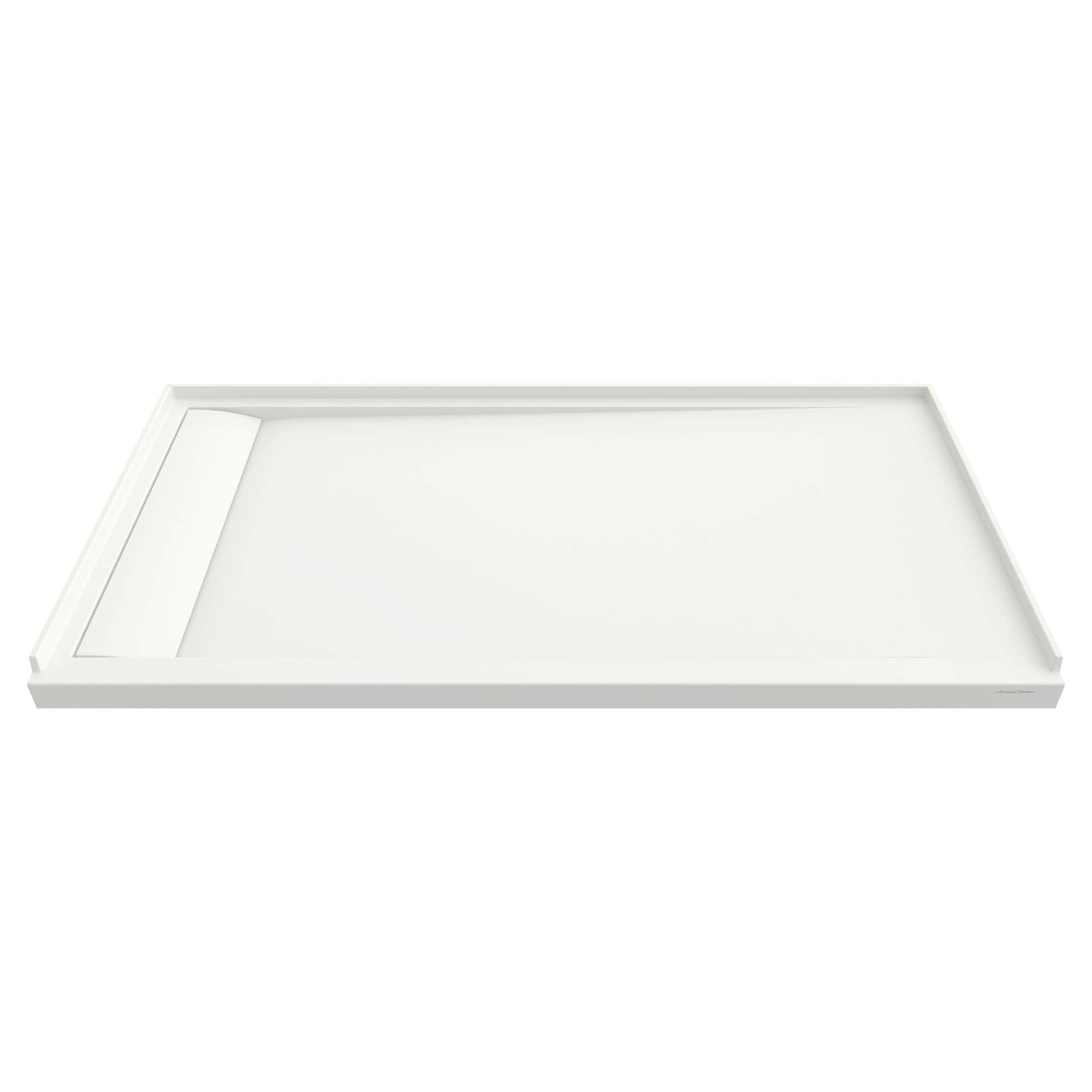 Townsend 60" x 32" Soft White Solid Surface Rectangular Shower Base