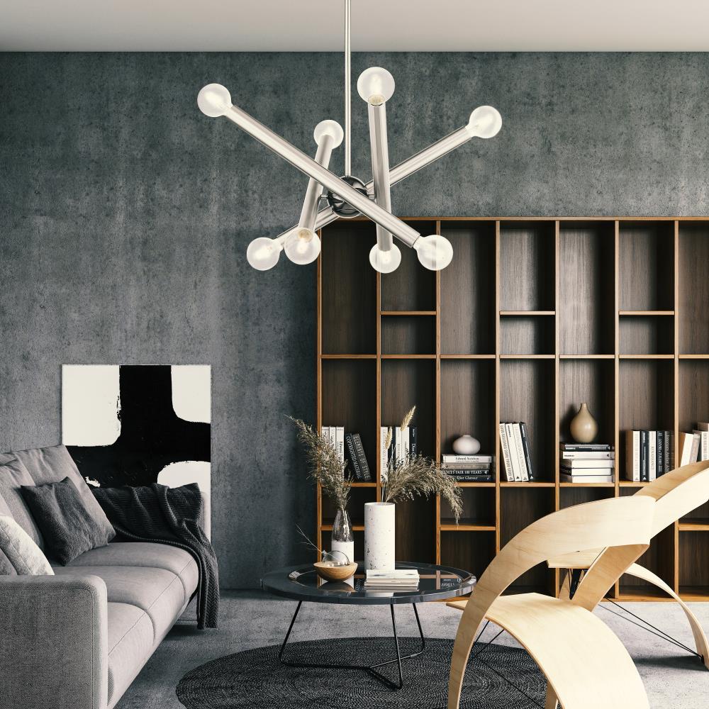 Livex Lighting Stafford 8 - Light Chandelier in  Brushed Nickel
