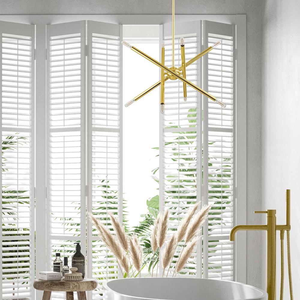 Livex Lighting Soho 8 - Light Chandelier in  Polished Brass
