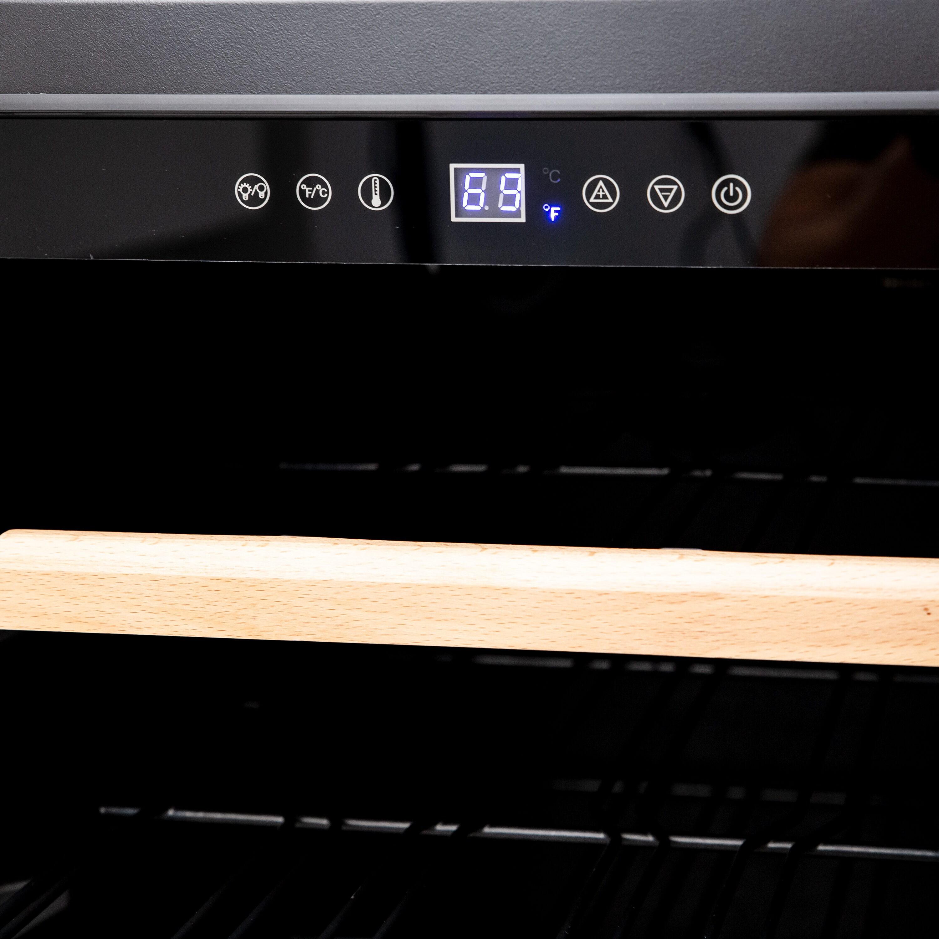 30 Bottle Wine Chiller, Black