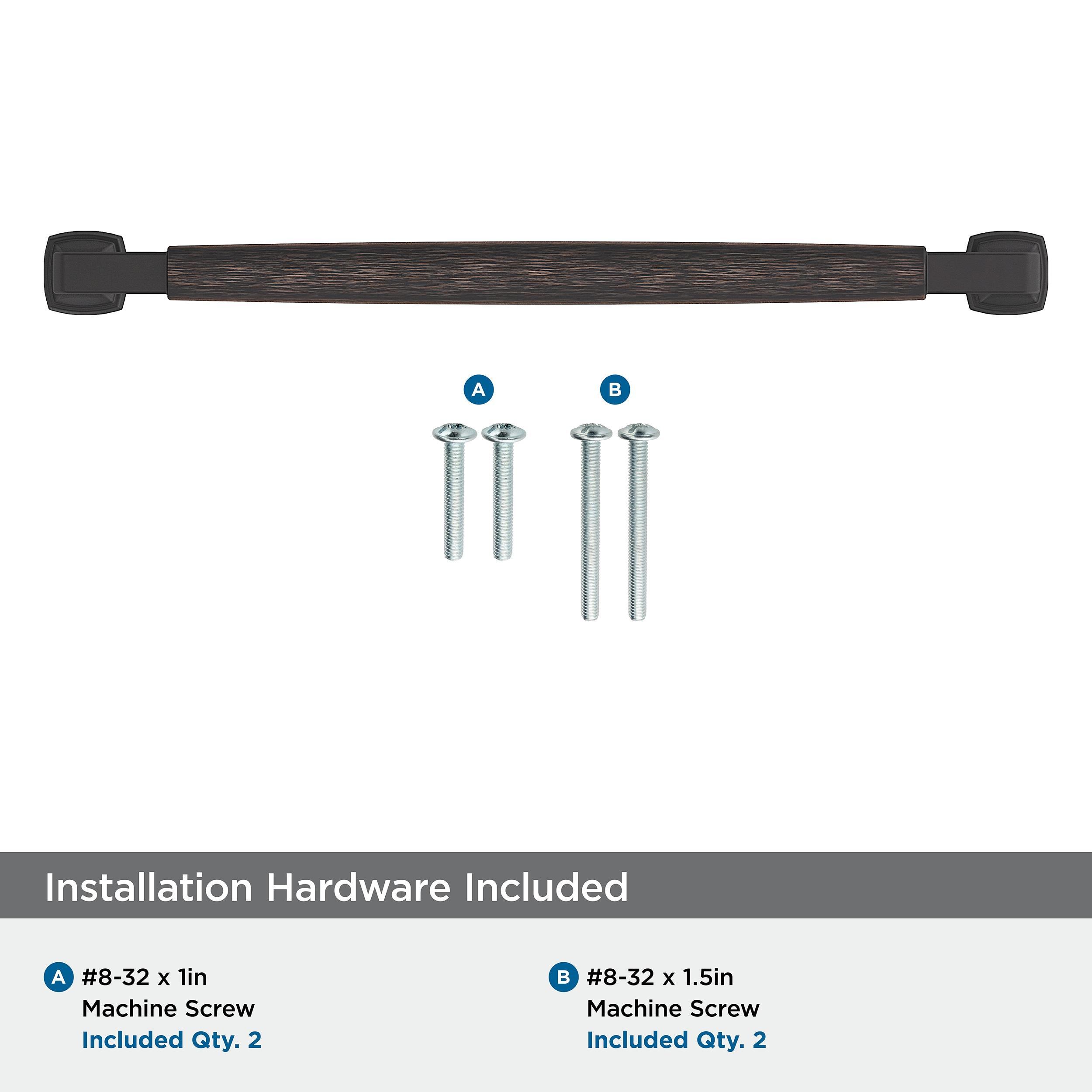 Amerock Stature 8-13/16 inch (224mm) Center-to-Center Oil-Rubbed Bronze Cabinet Pull