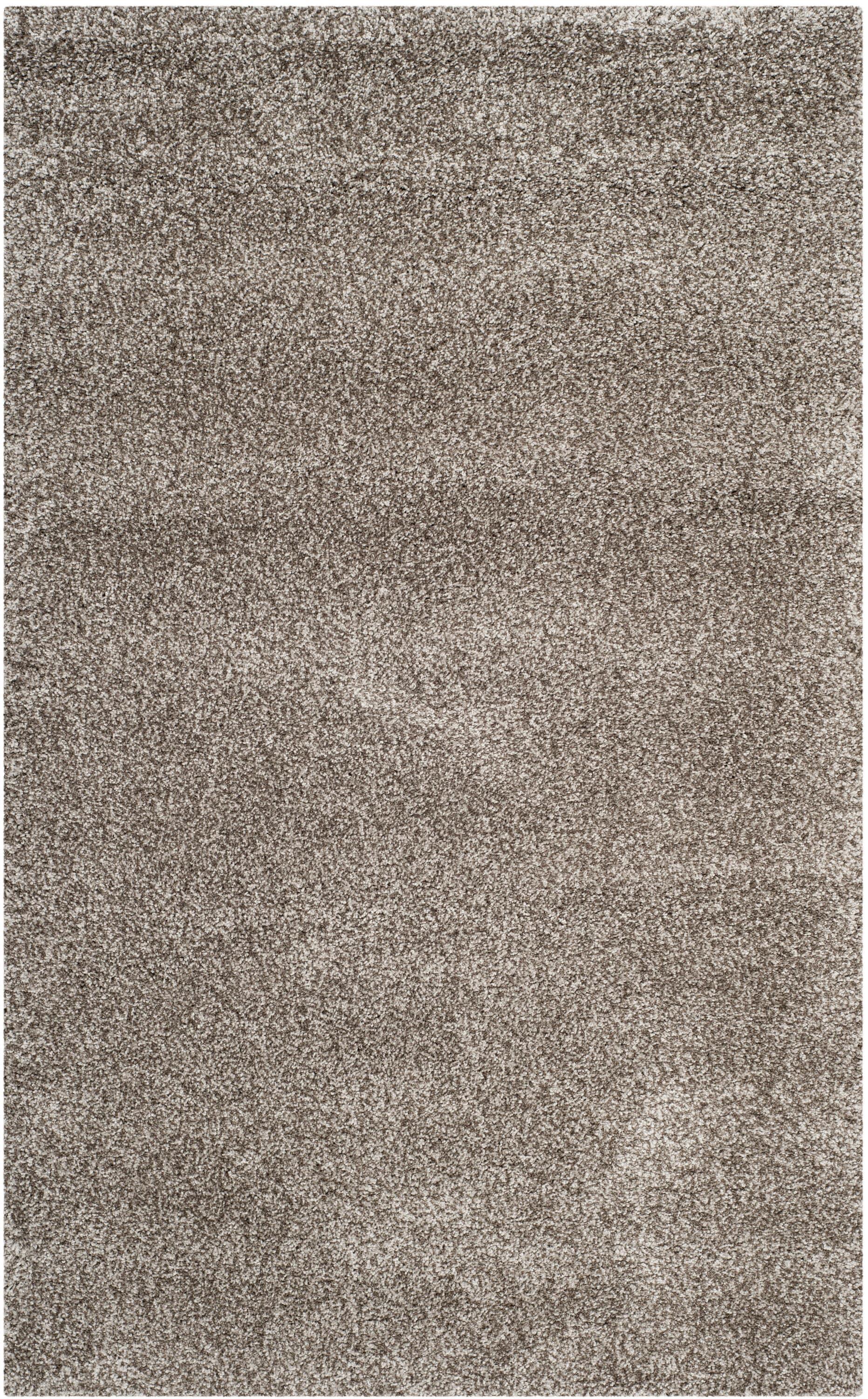 SAFAVIEH Milan Harlow Solid Plush Shag Area Rug, Grey, 11' x 16'