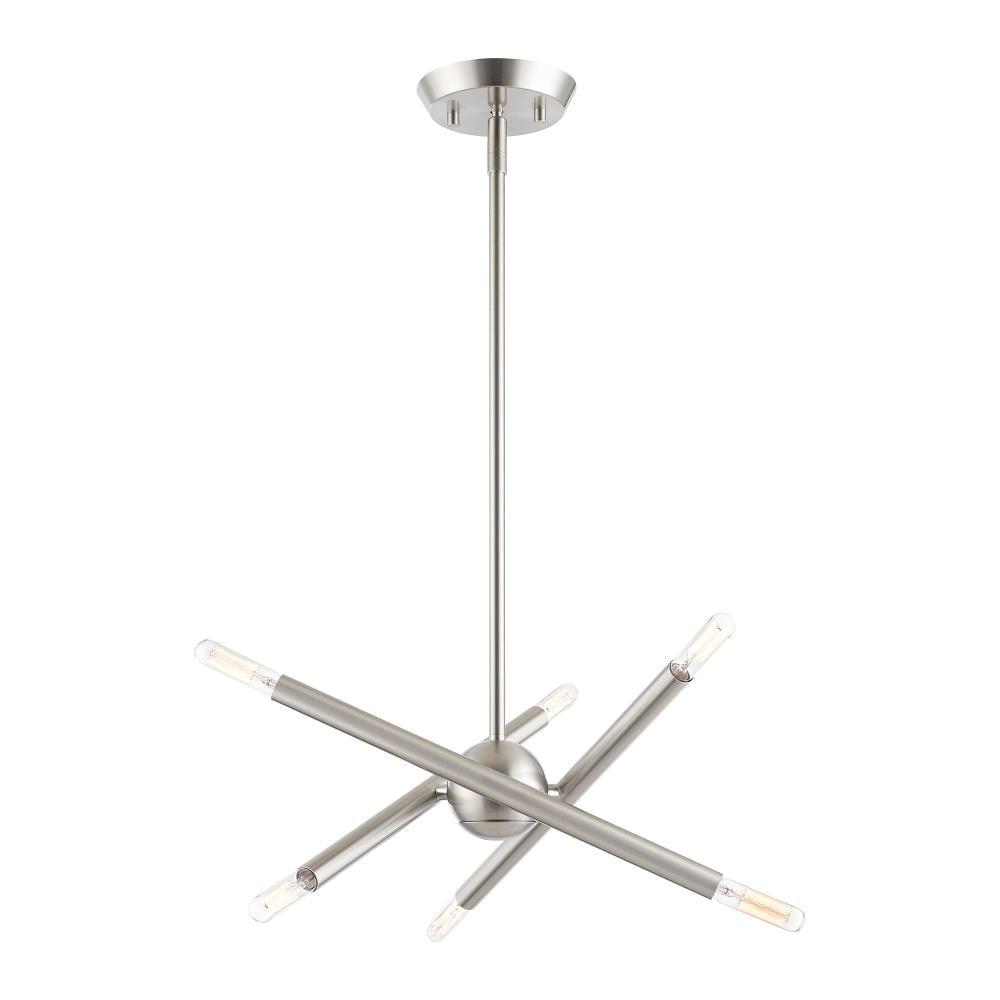 Livex Lighting Soho 6 - Light Chandelier in  Brushed Nickel