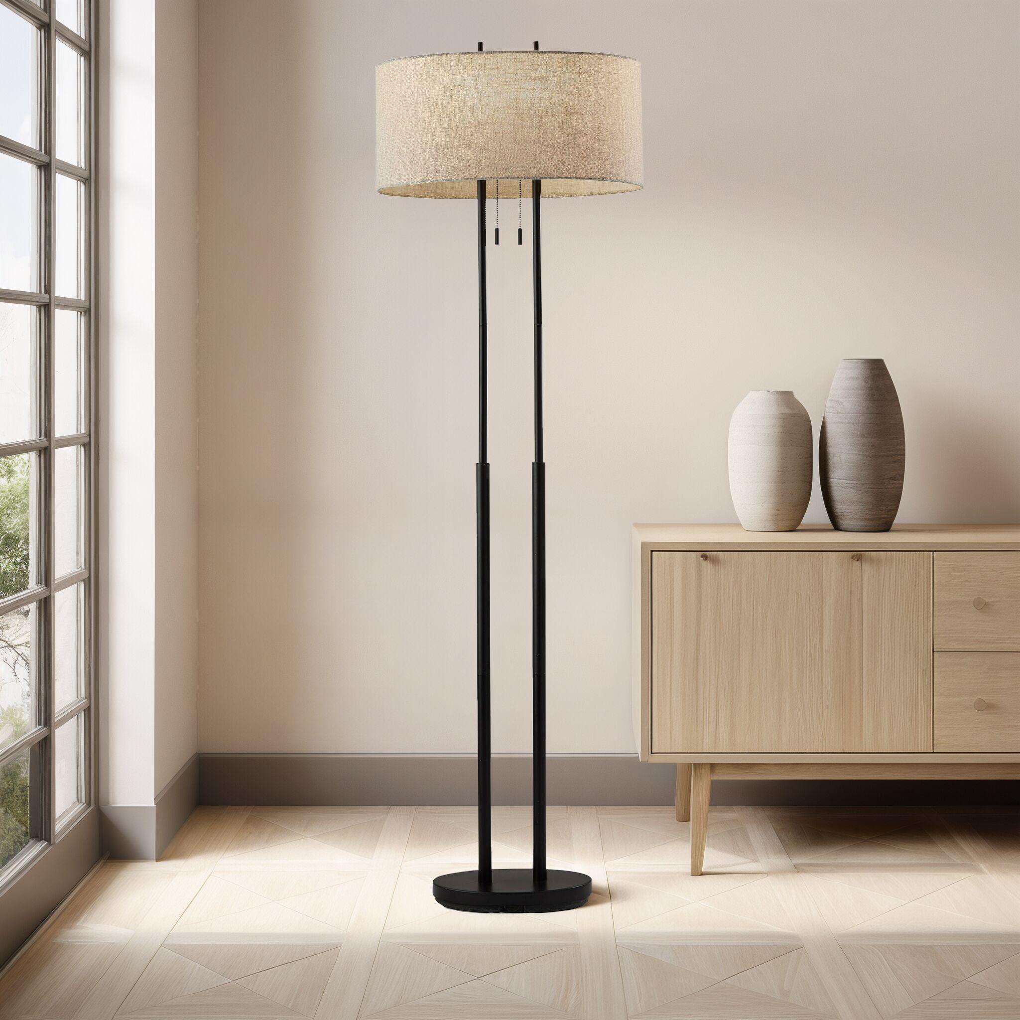 Tuppence Metal Floor Lamp (62")