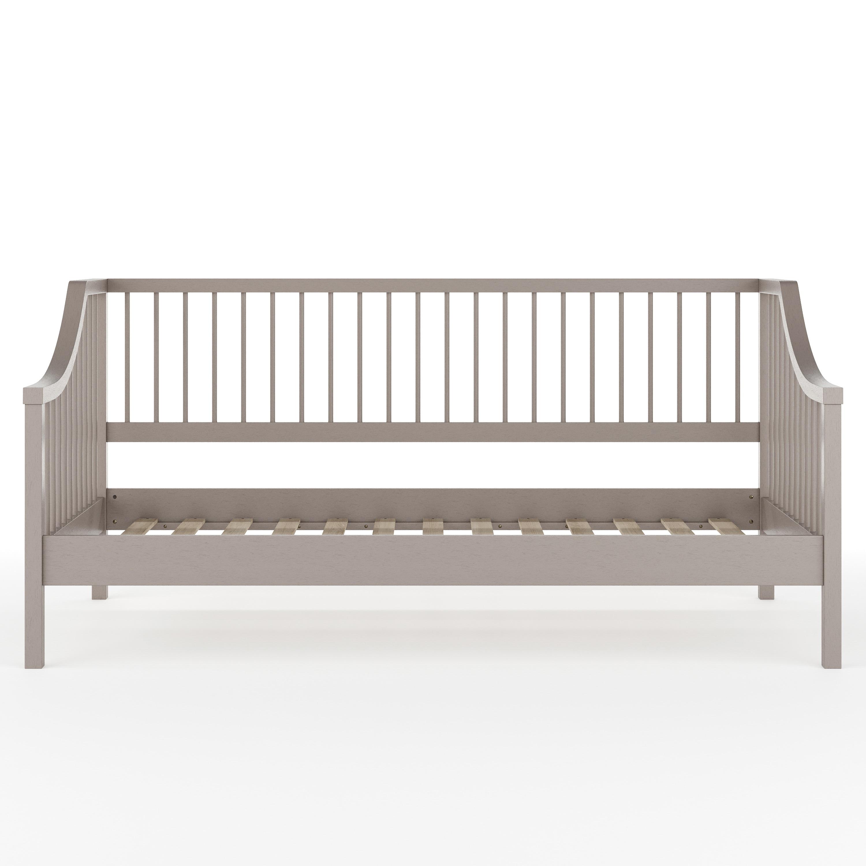 Martha Stewart Martha Stewart Neely Wooden Platform Daybed With Spindles And Wood Slat Foundation