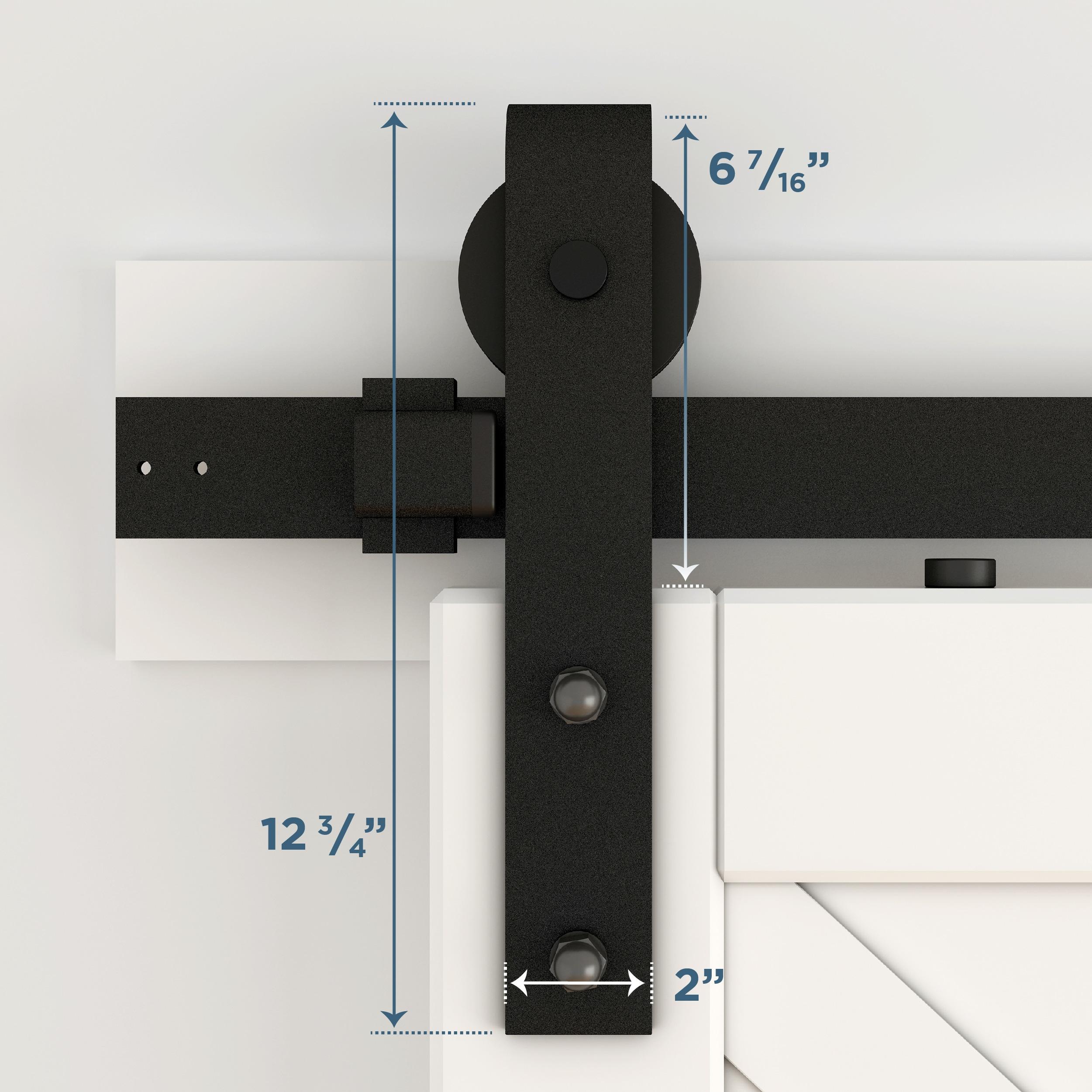 National Hardware 72" Designer Interior Barn Door Kit with Soft Close