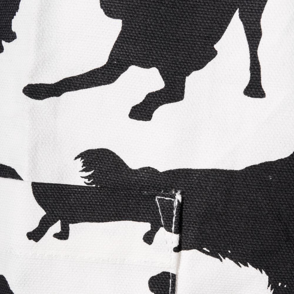 Design Imports  Dog Print Chef Apron, Black/White