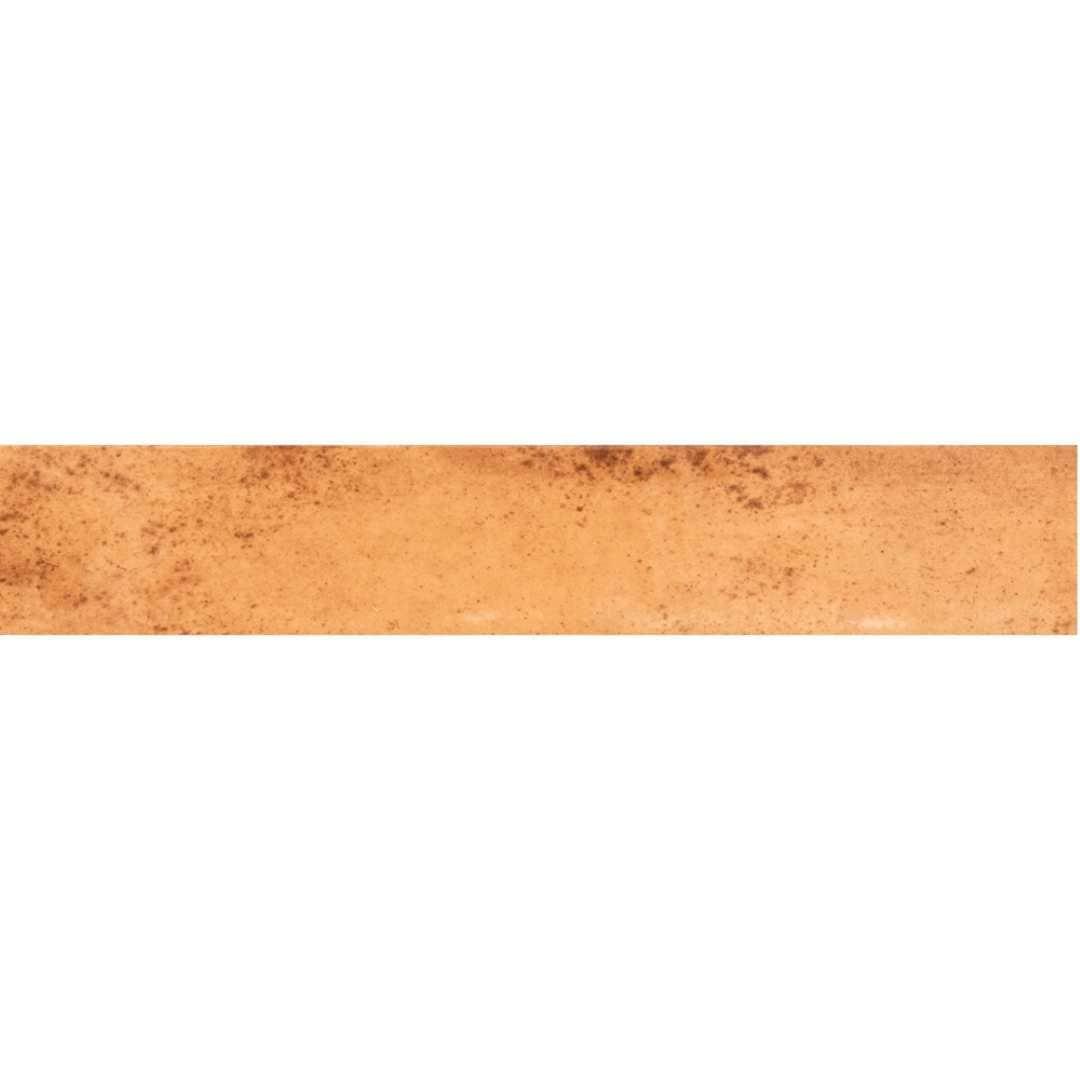 The Tile Life Ibiza 2x10 Terracotta Glossy Ceramic Subway Wall Tile - 2x10 Sample