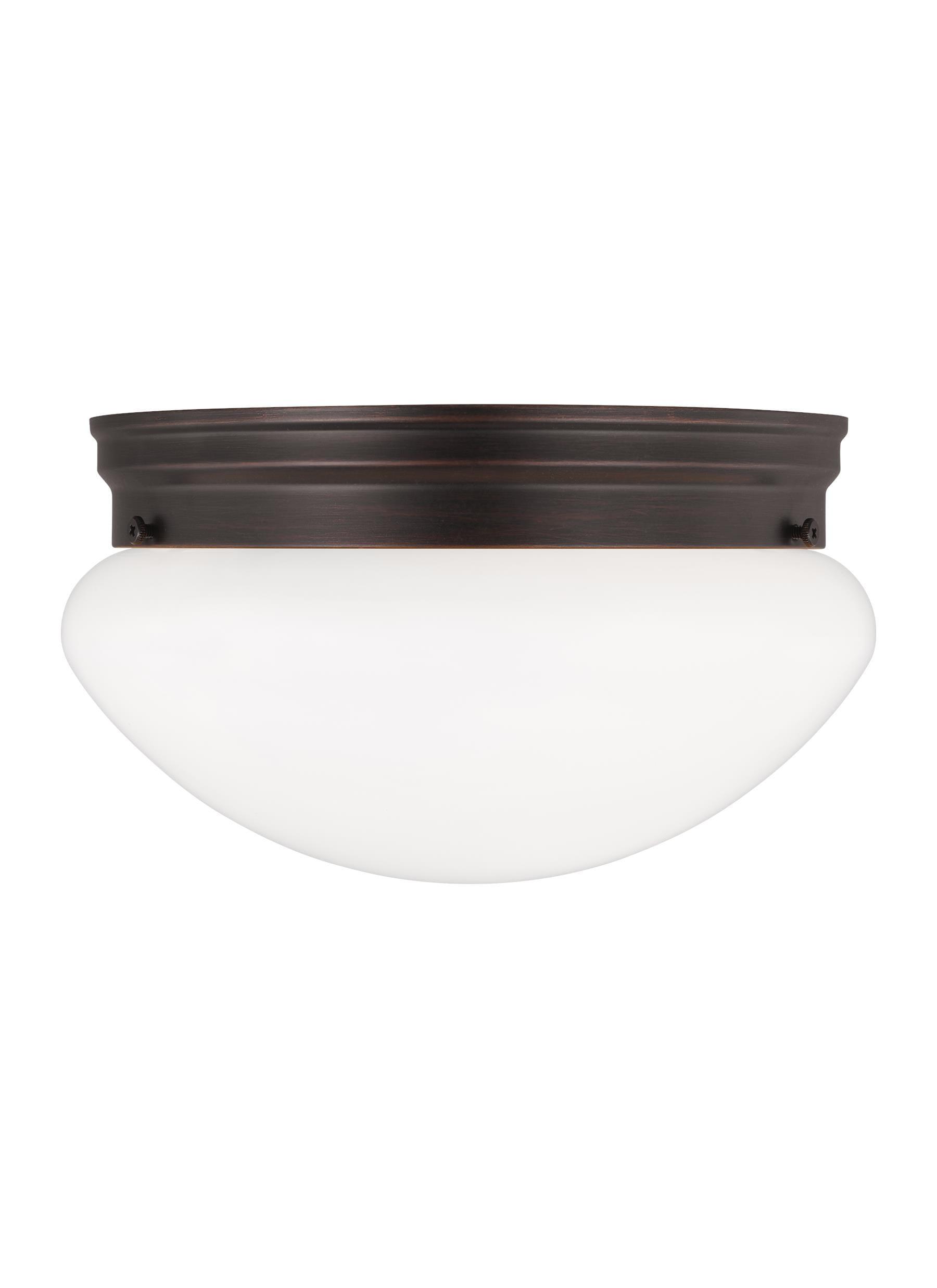 Nuvo 60-2643 - 2 Light Medium Mushroom w/ Frosted Glass
