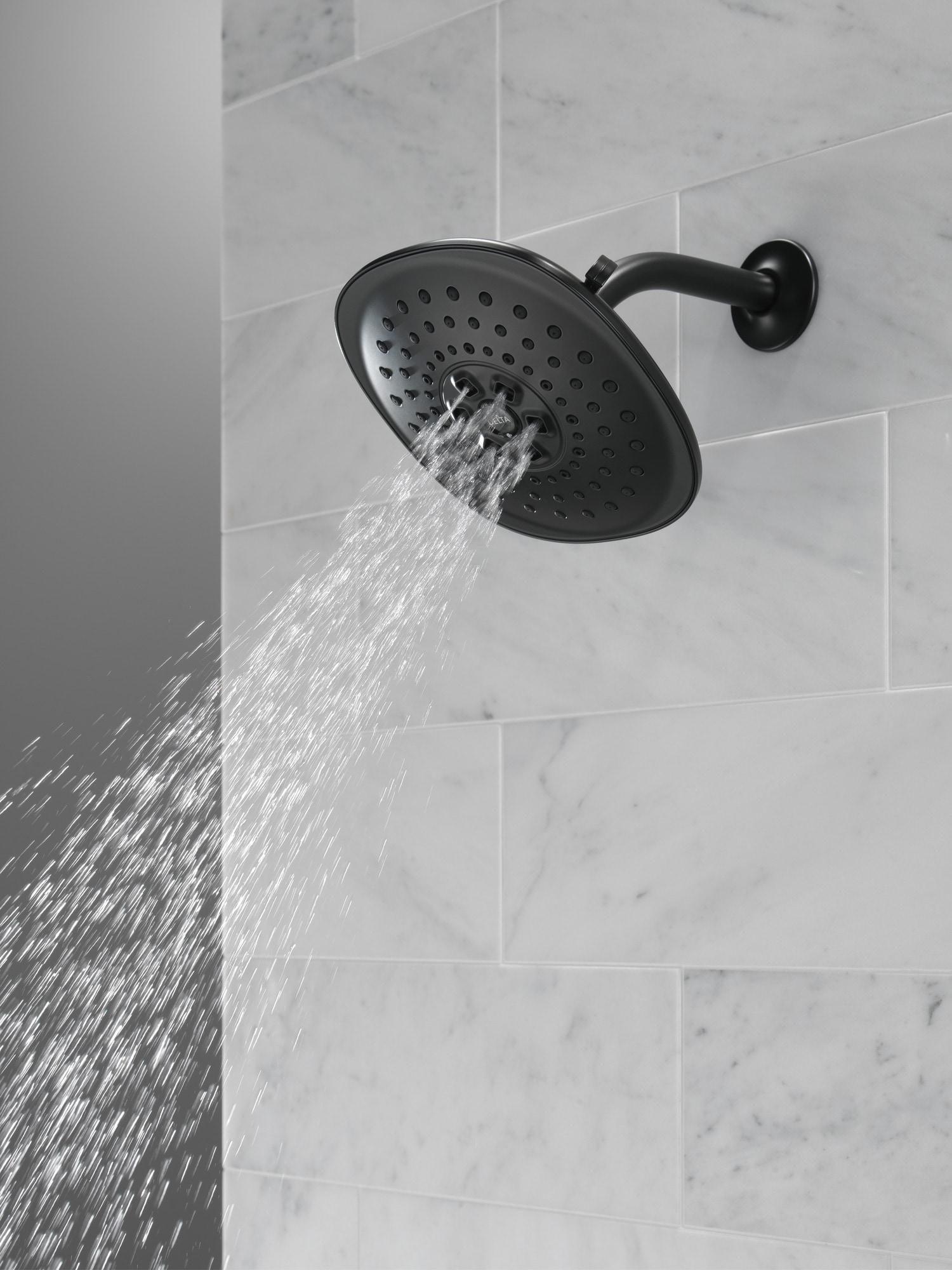 Universal Showering Components Shower Head in Matte Black
