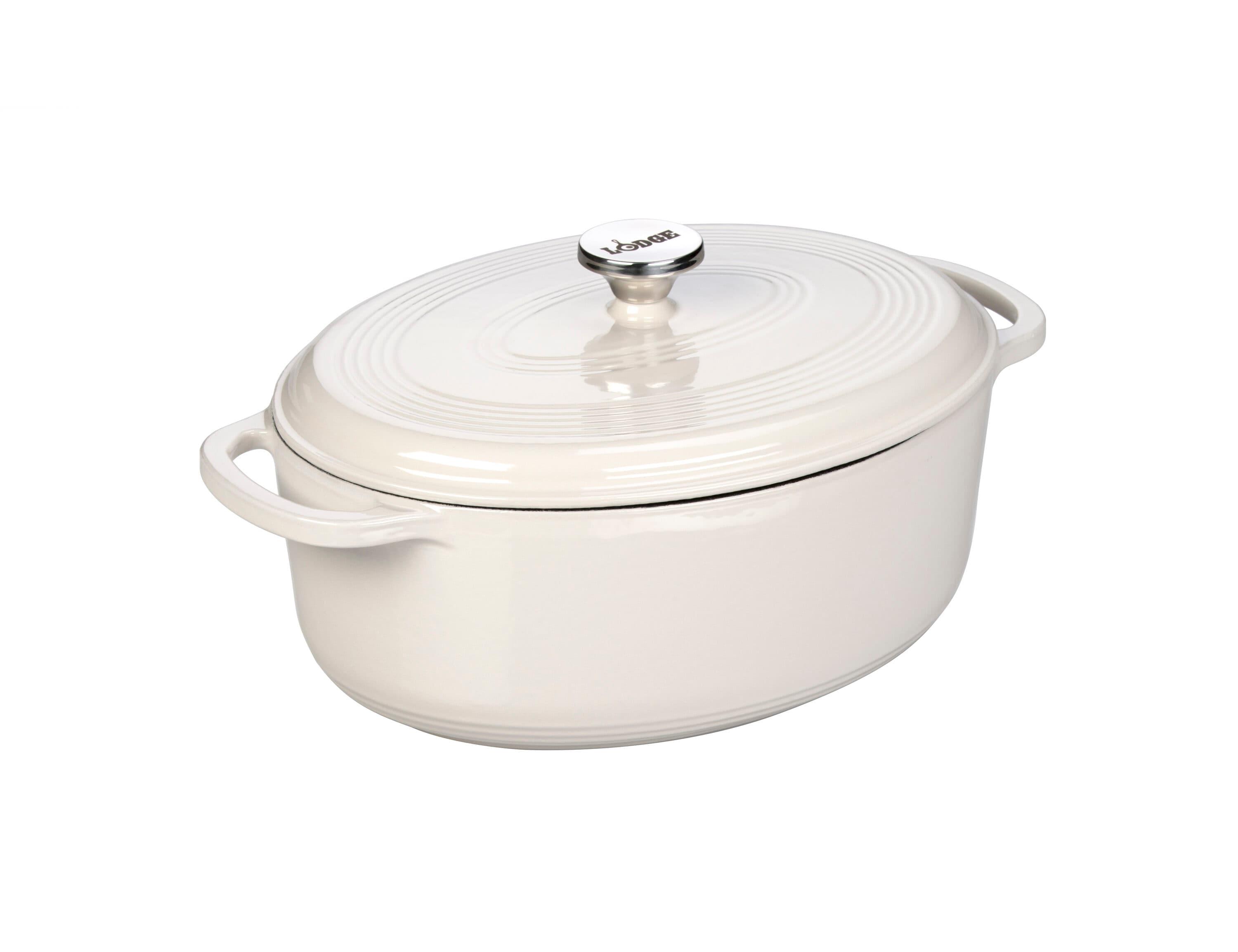 Lodge 7 Quart Enameled Cast Iron Dutch Oven Available