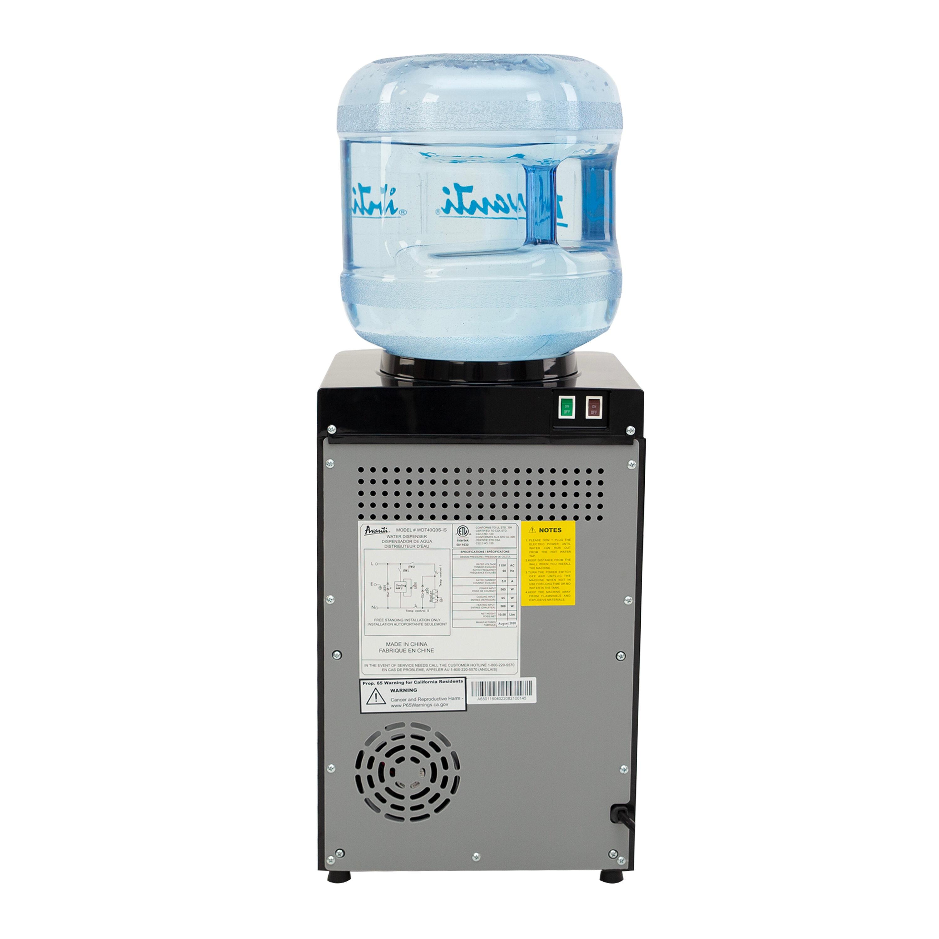Avanti Countertop Thermoelectric Hot and Cold Water Dispenser, in Stainless Steel (WDT40Q3S-IS)